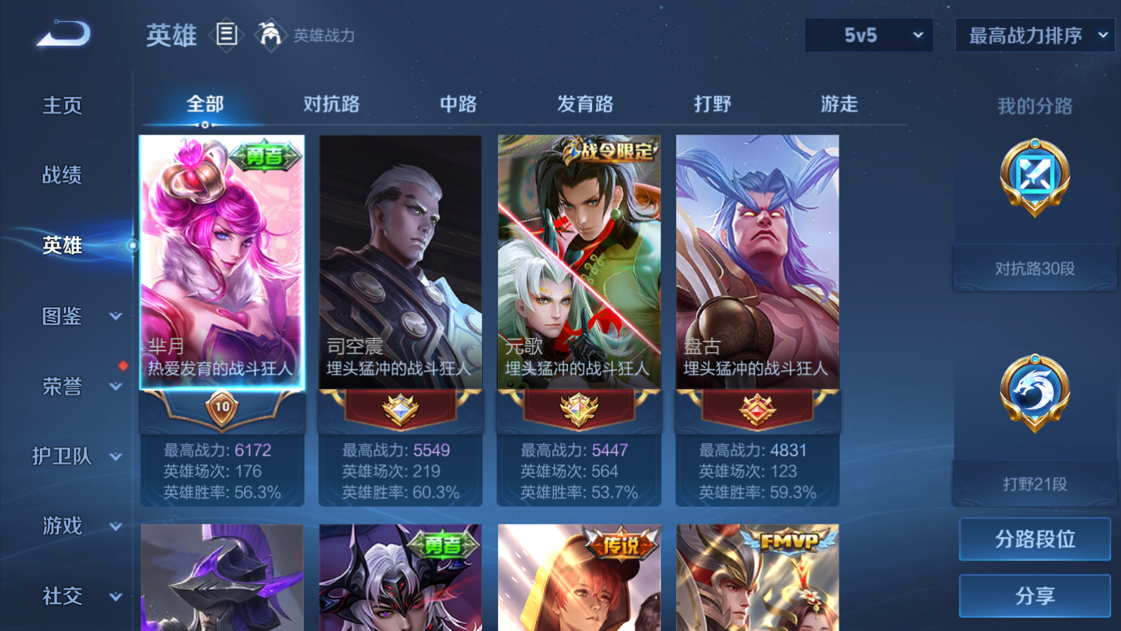 WZCMW4296004王者荣耀账号详情图2