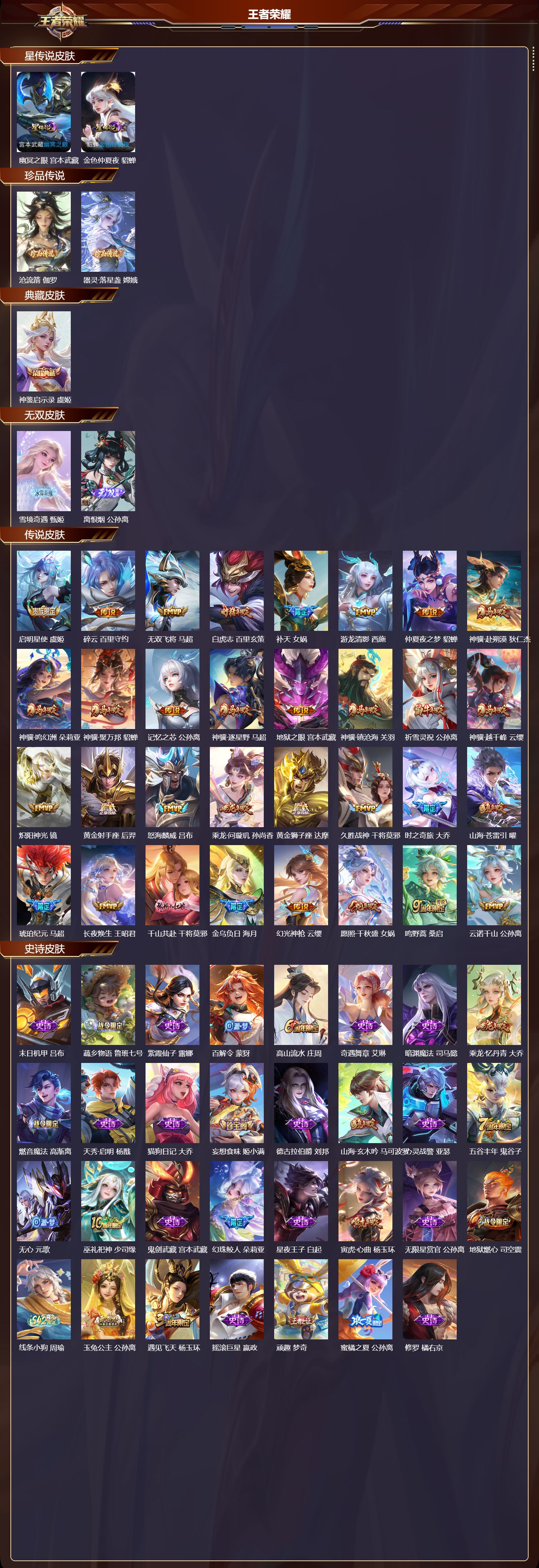 WZQM4276182王者荣耀账号详情图2