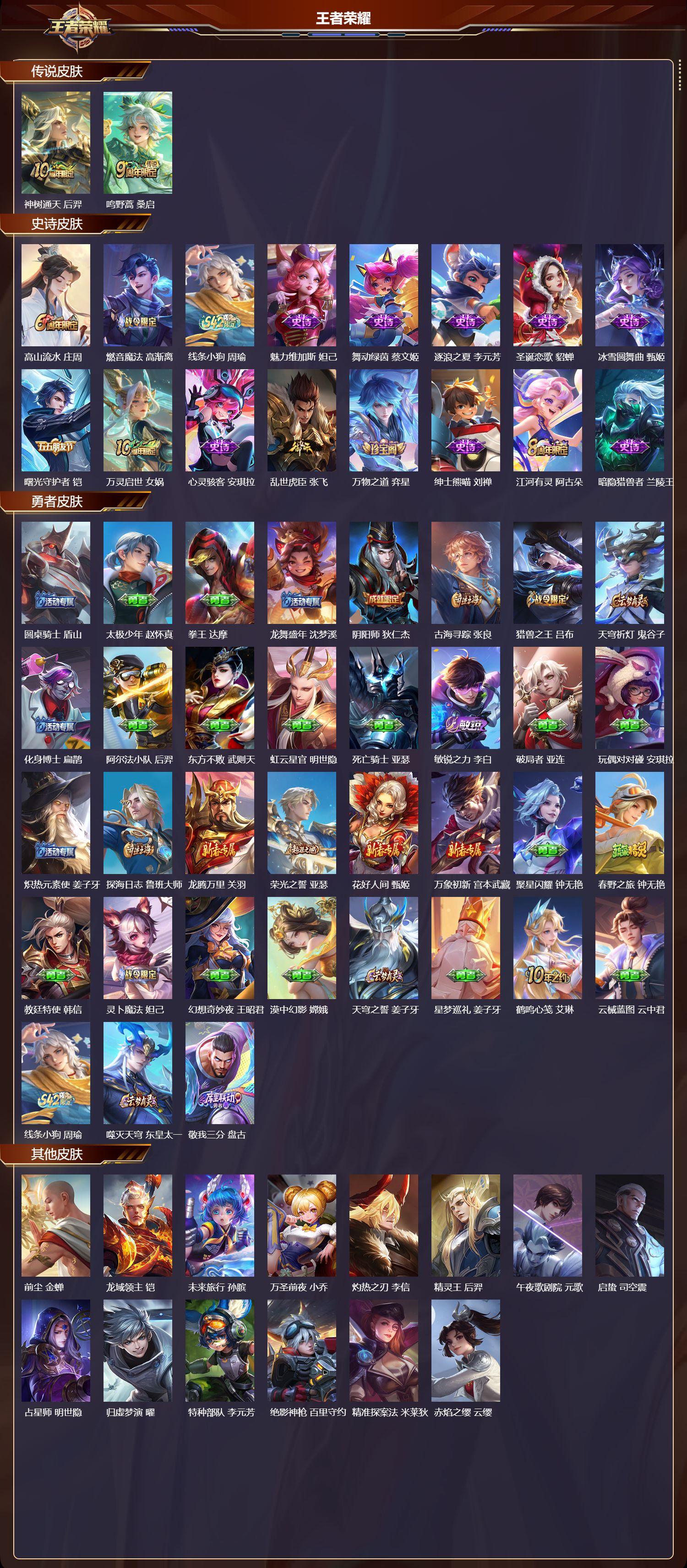 WZMK4276086王者荣耀账号详情图2