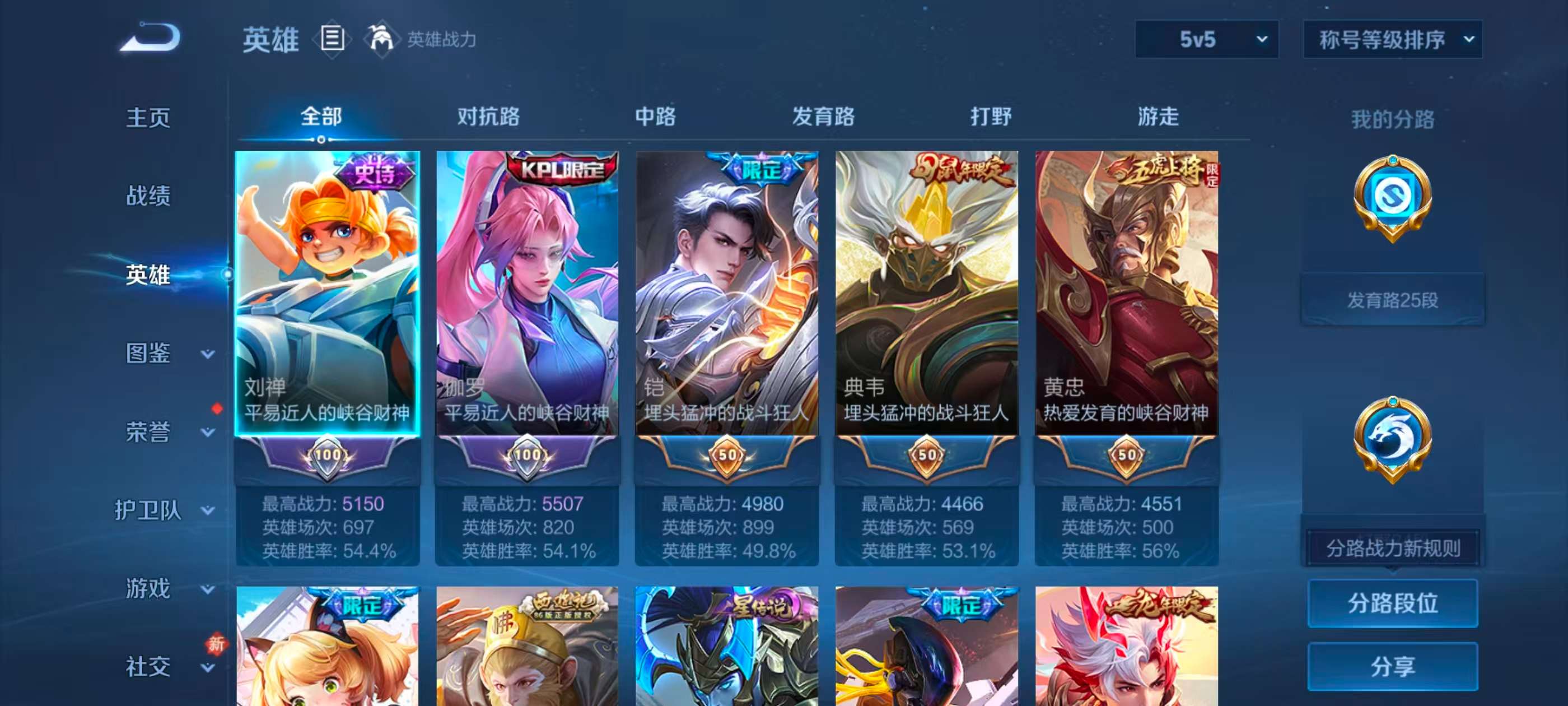 WZCMW4295550王者荣耀账号详情图2 WZCMW4295550王者荣耀账号详情图2