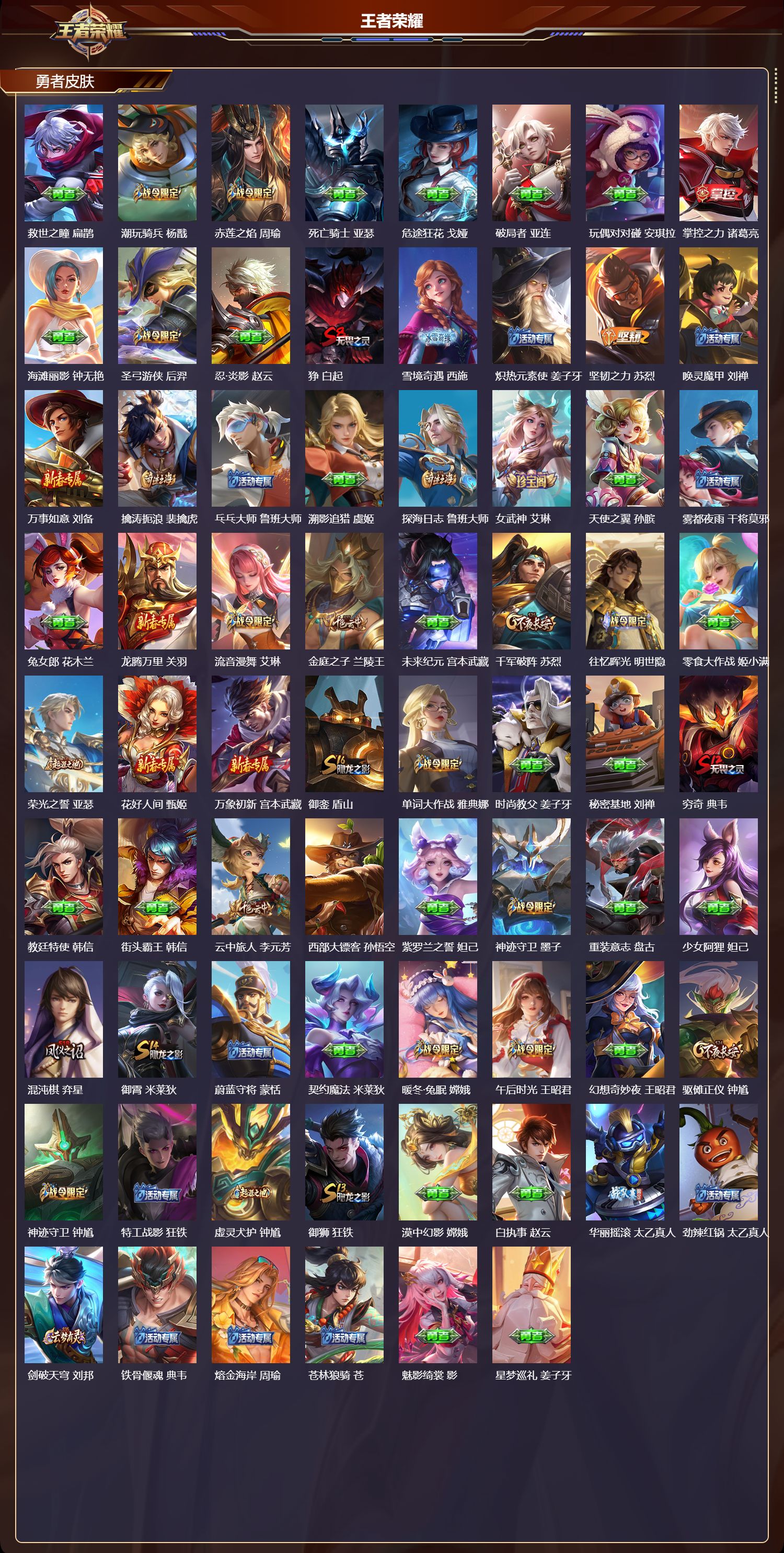 WZQM4276059王者荣耀账号详情图5