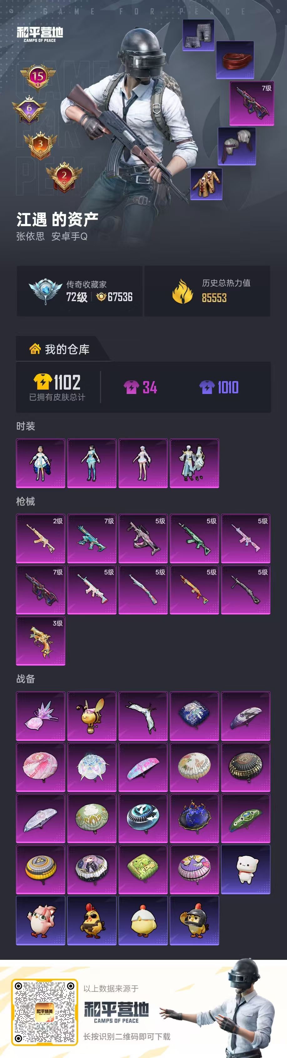 HPSJ4154574和平精英账号详情图2