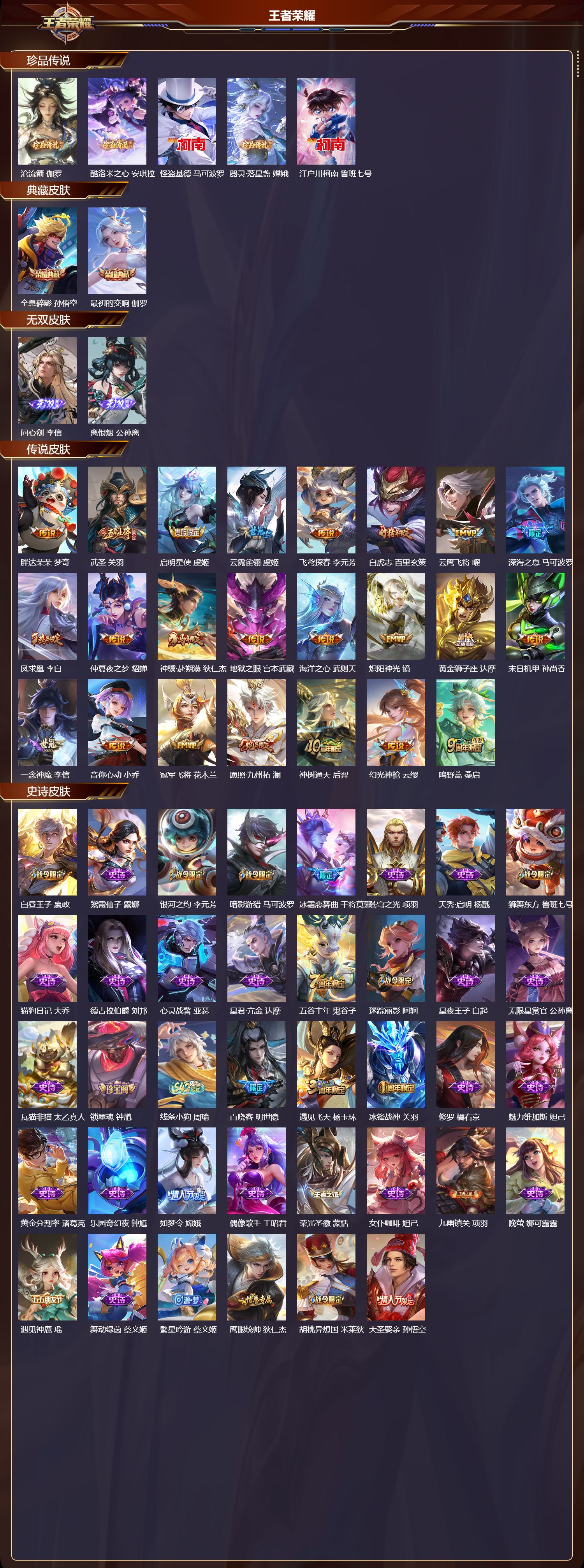 WZCMW4295696王者荣耀账号详情图5