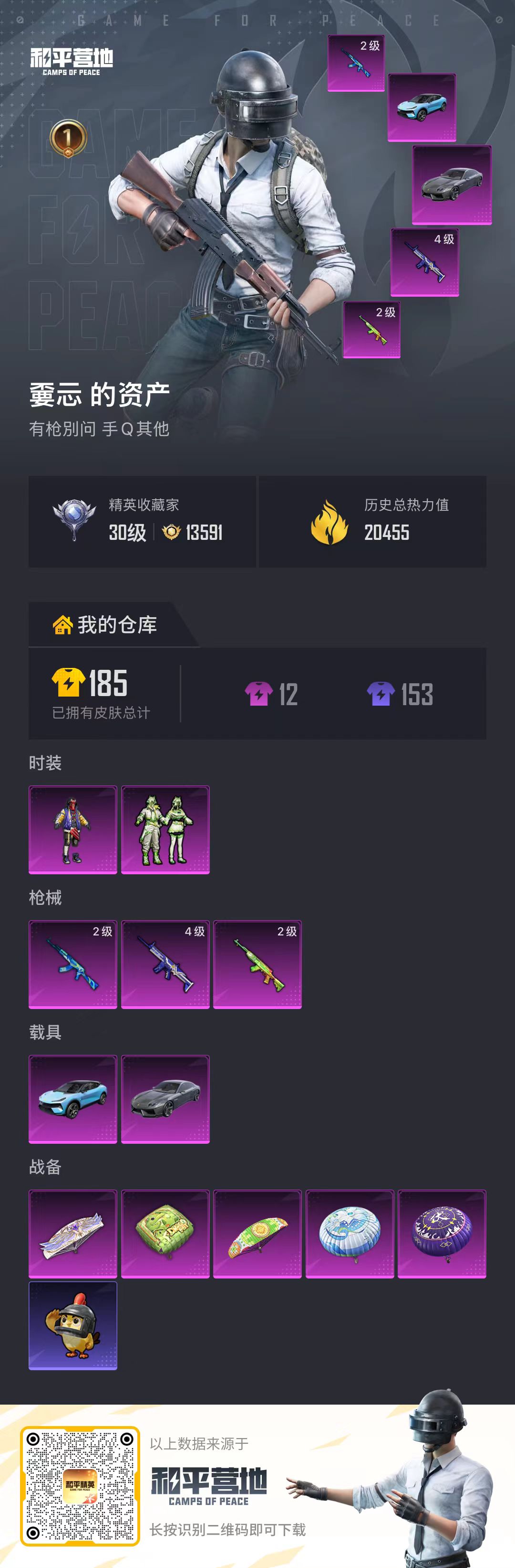 HPSJ4154516和平精英账号详情图2