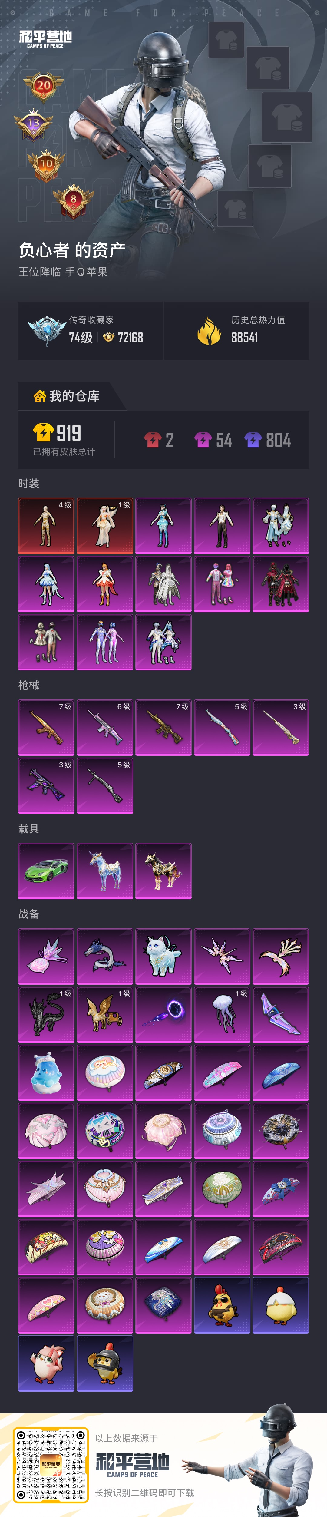 HPSJ4154330和平精英账号详情图2 HPSJ4154330和平精英账号详情图2