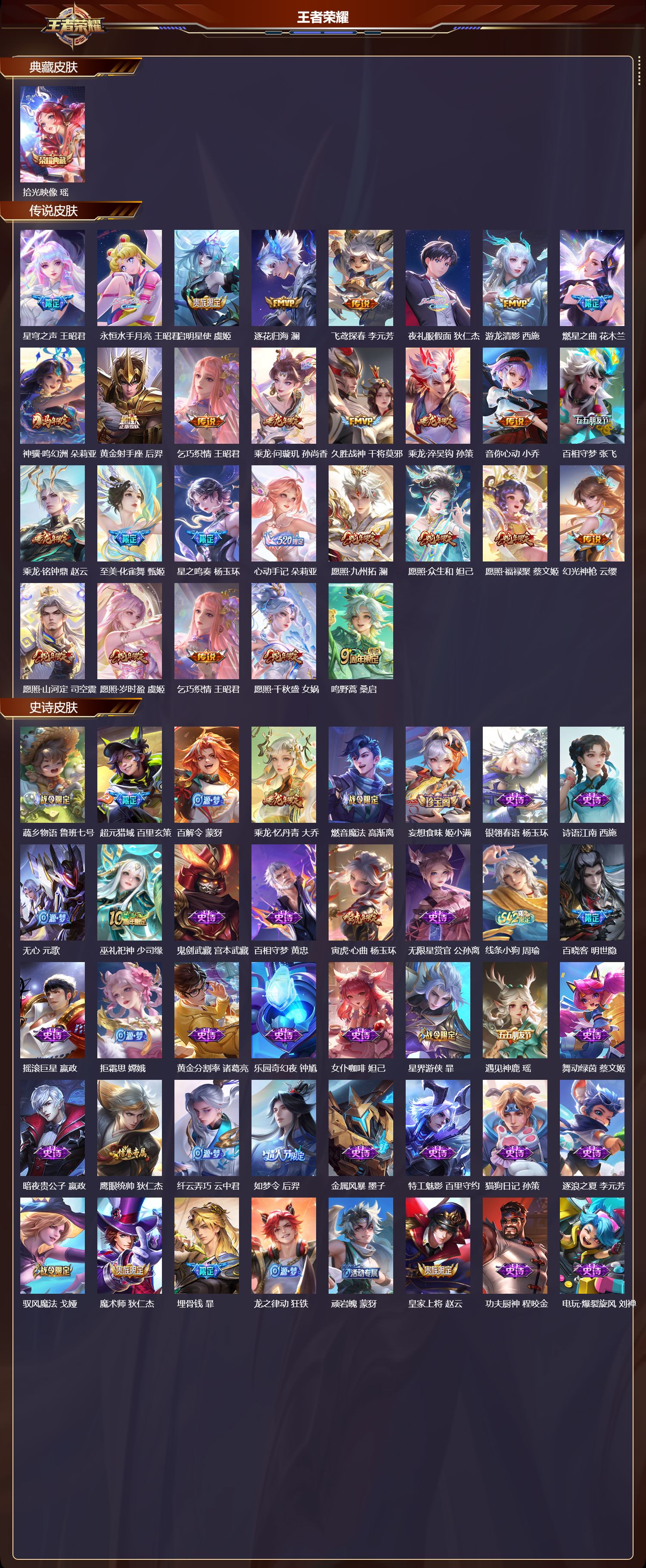 WZMK4276093王者荣耀账号详情图2