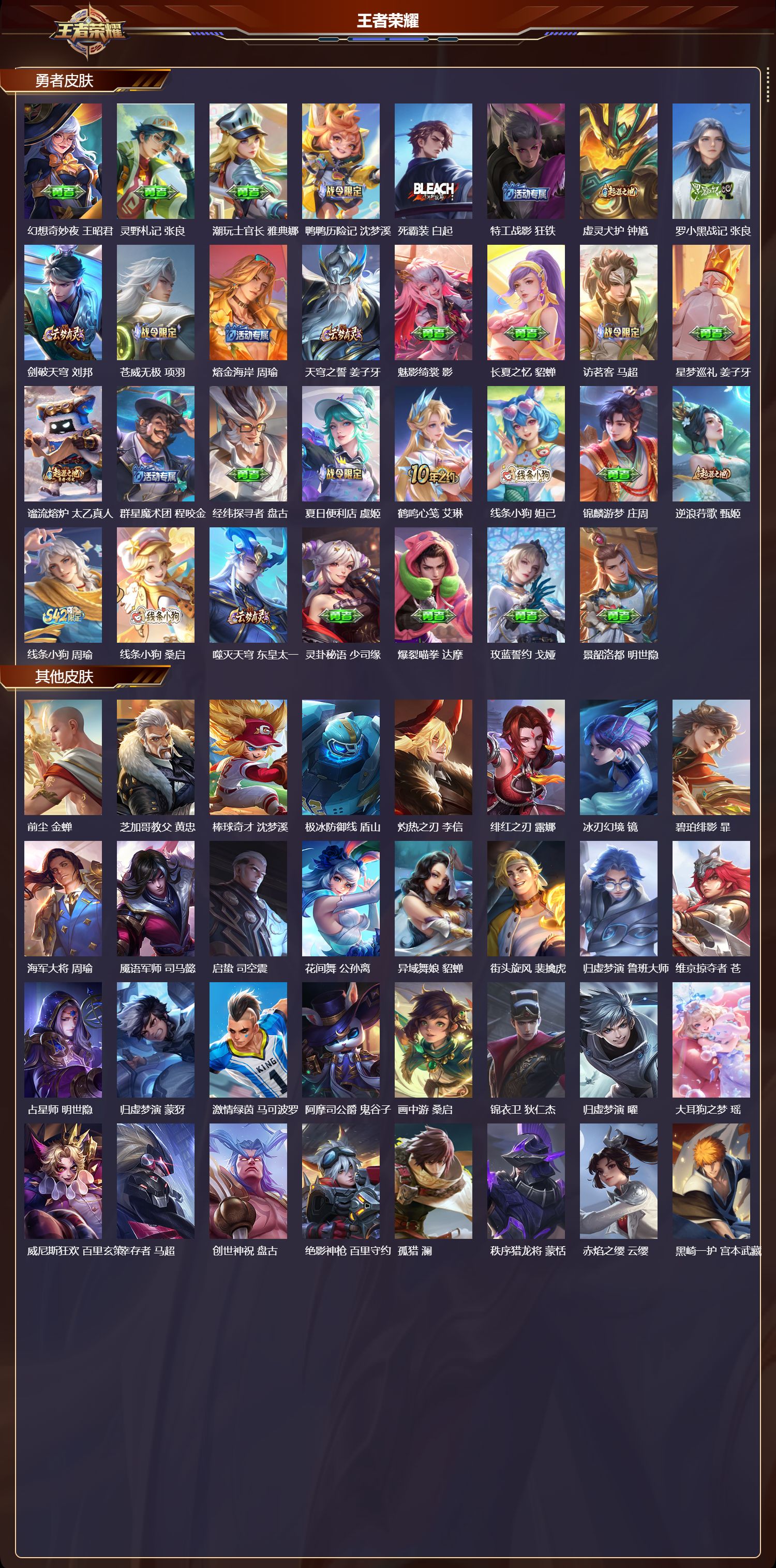 WZMK4276134王者荣耀账号详情图5