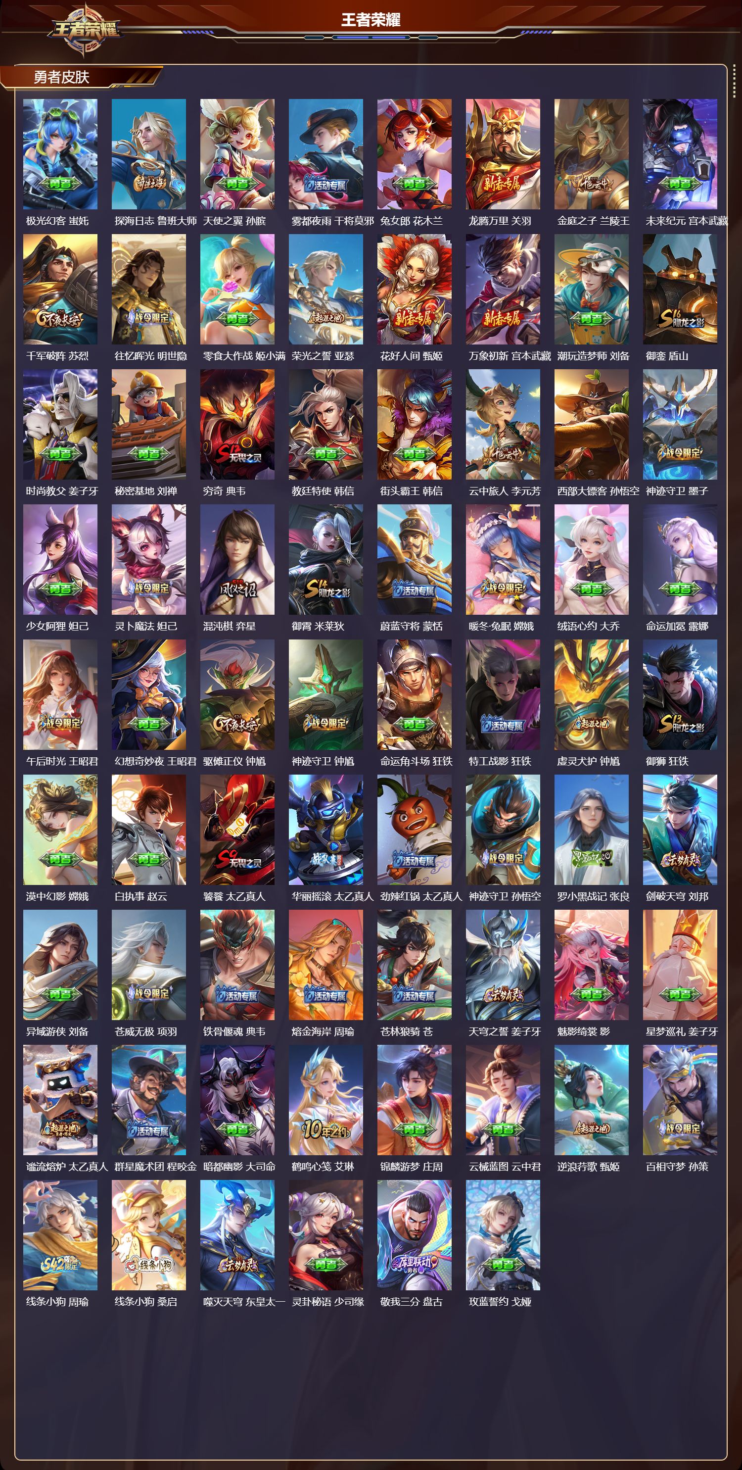 WZMK4276138王者荣耀账号详情图5