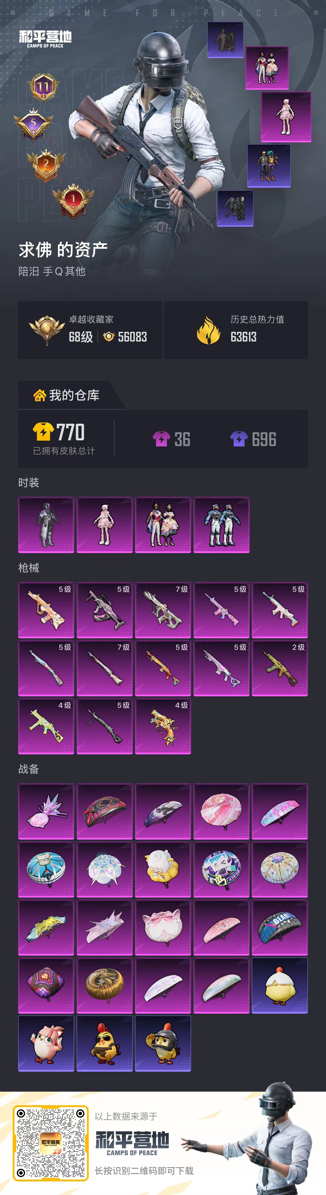 HPSJ4154301和平精英账号详情图2