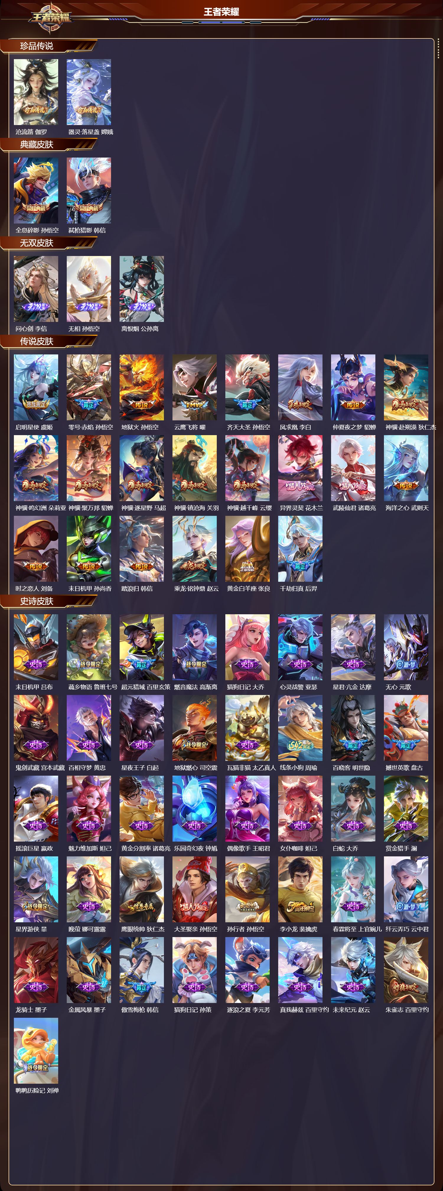 WZCMW4320386王者荣耀账号详情图5