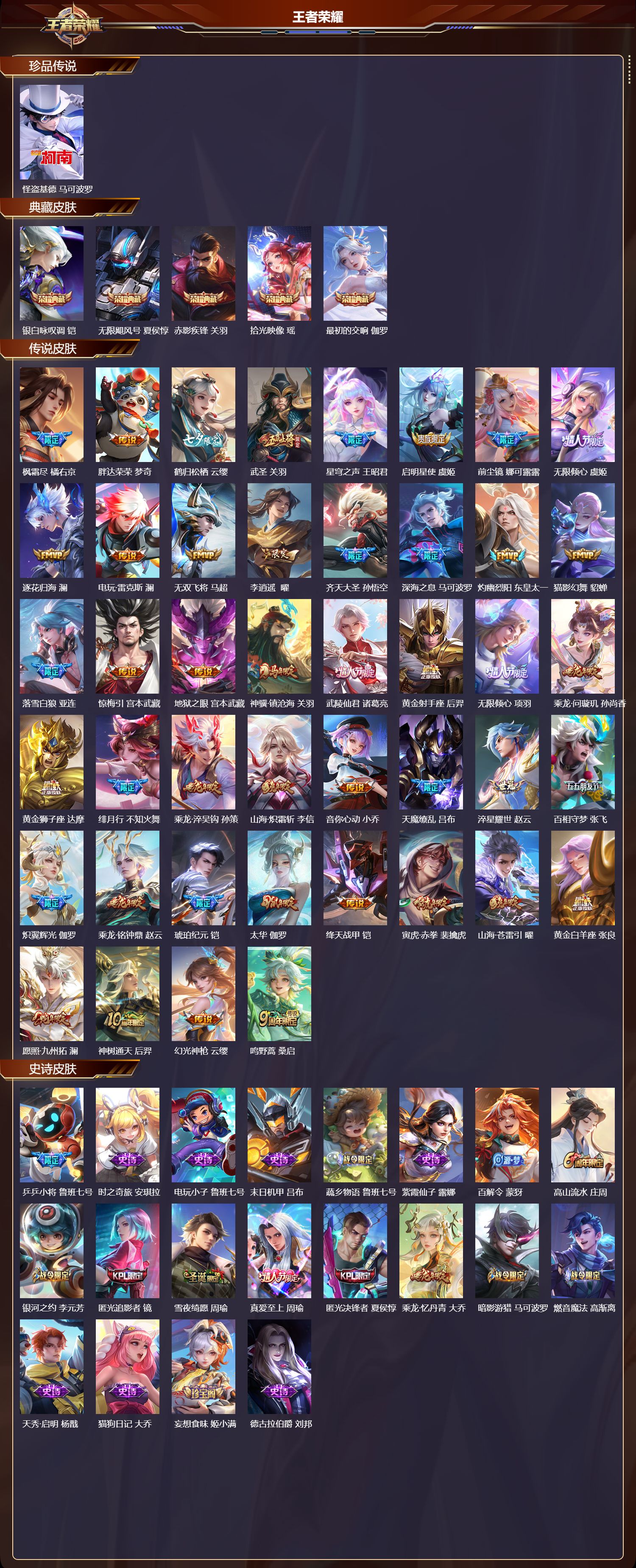 WZCMW4320378王者荣耀账号详情图5