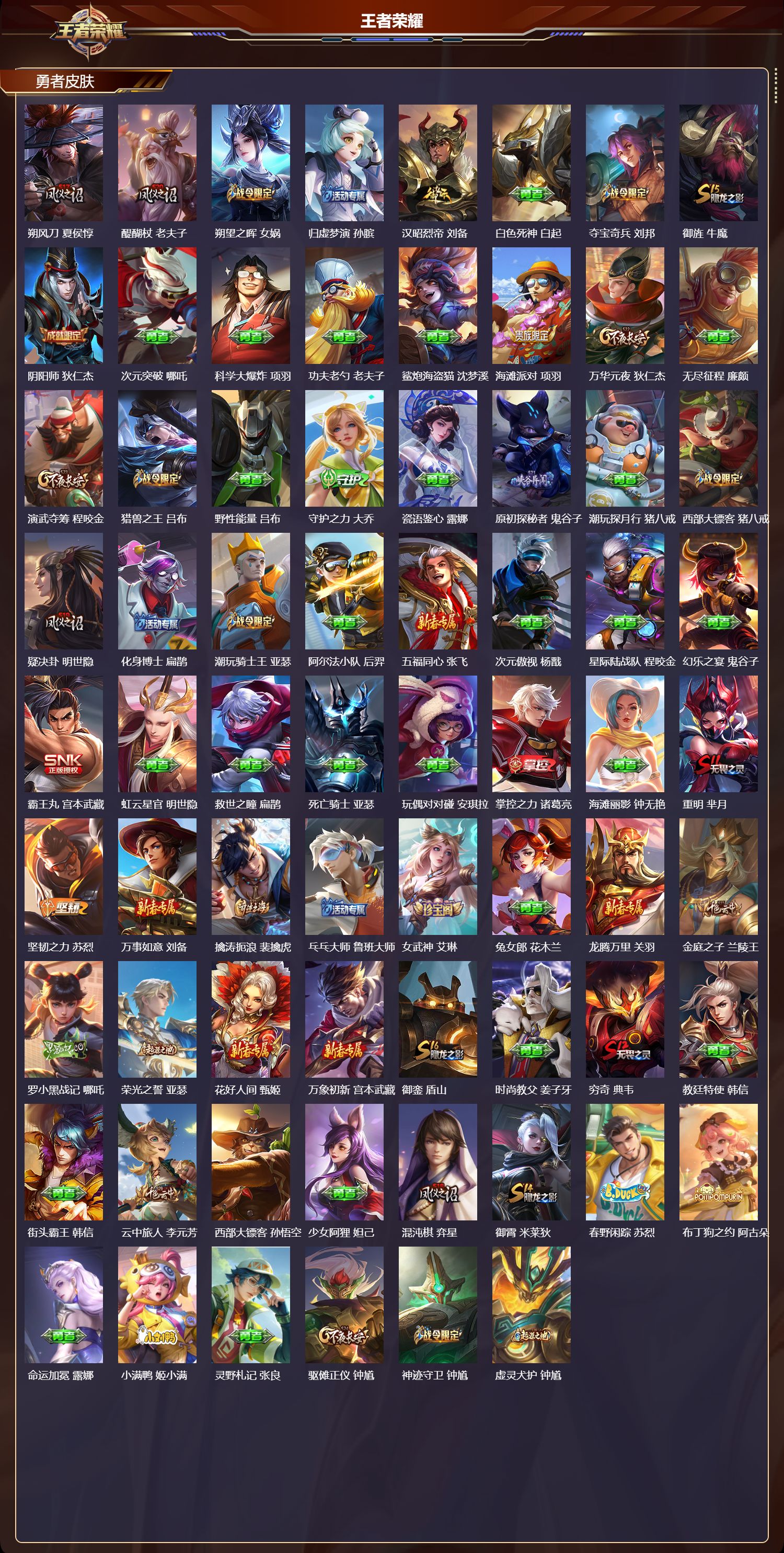 WZMK4296706王者荣耀账号详情图2