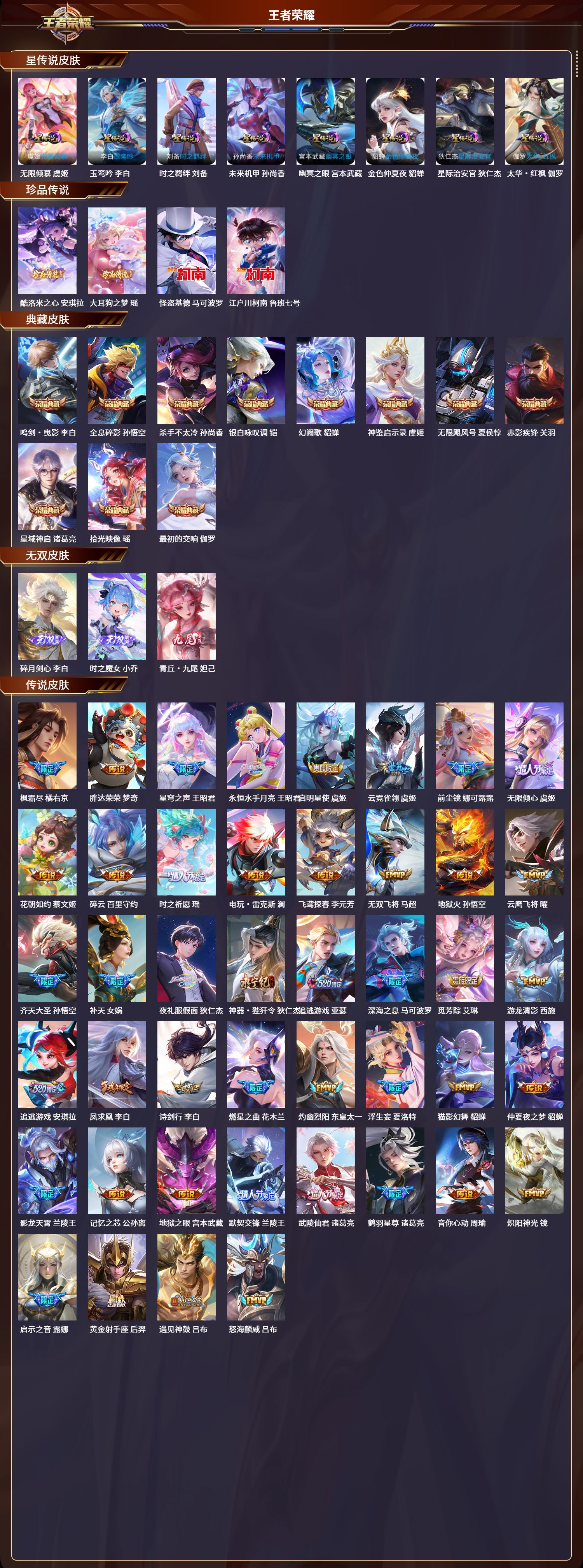 WZLX4298648王者荣耀账号详情图2 WZLX4298648王者荣耀账号详情图2