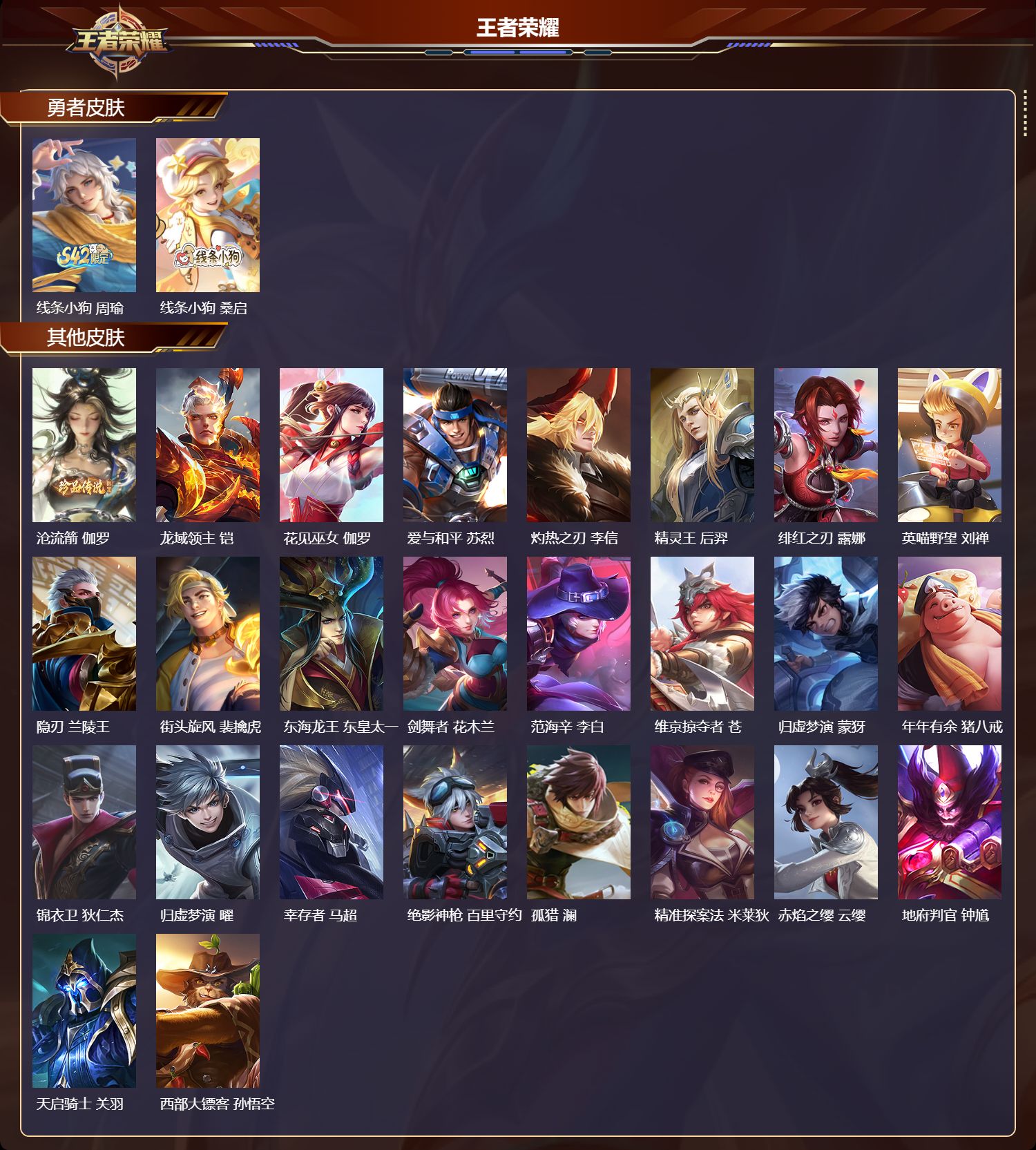 WZMK4295953王者荣耀账号详情图2