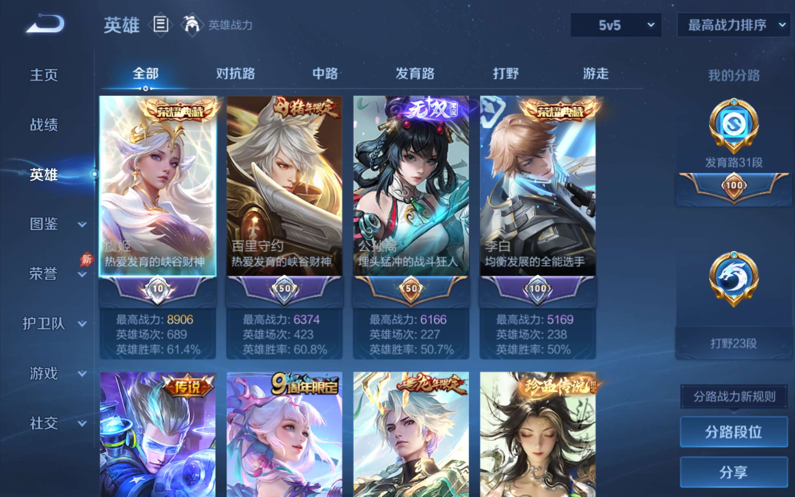 WZCMW4321201王者荣耀账号详情图2