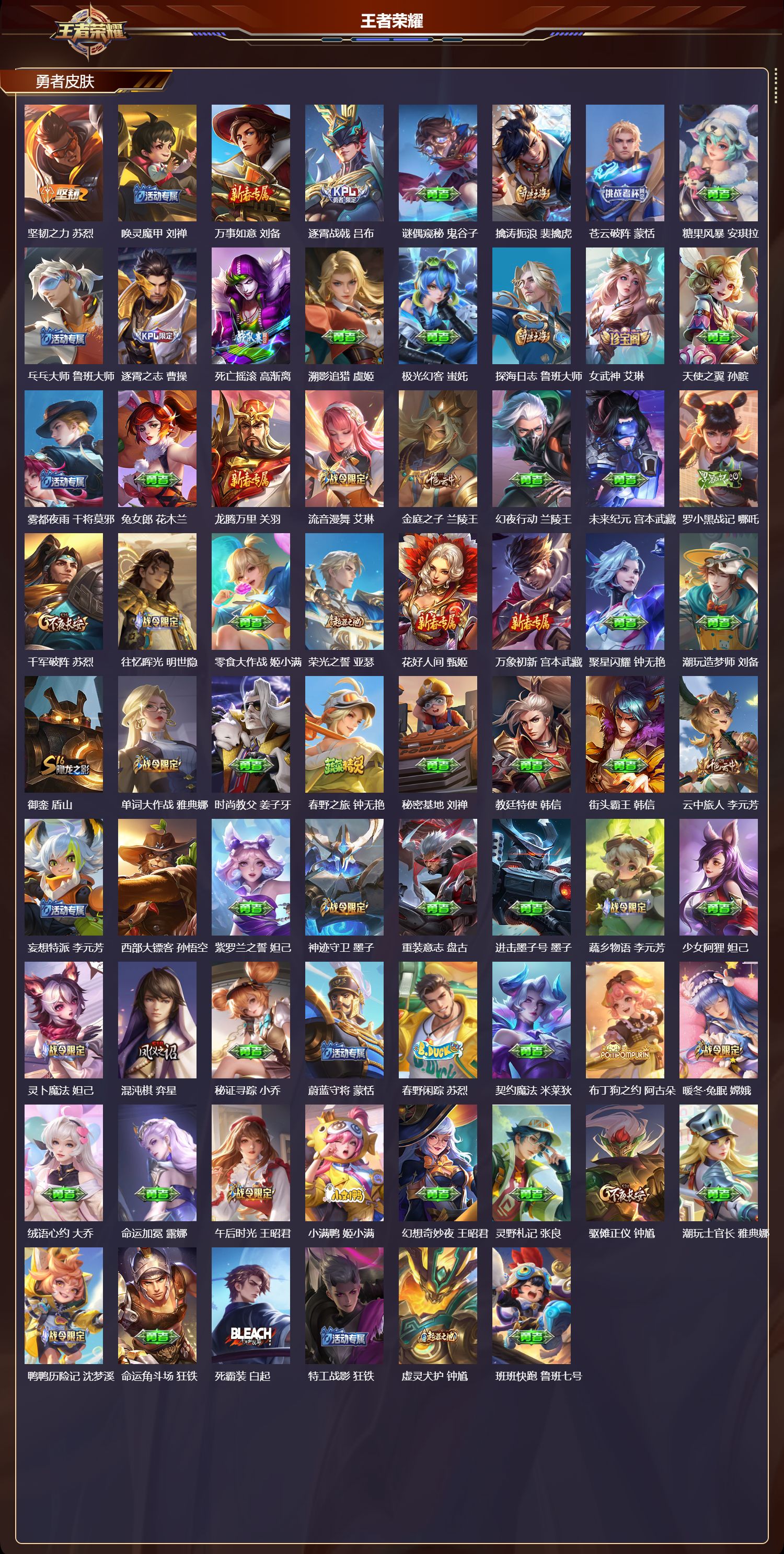 WZMK4296816王者荣耀账号详情图6