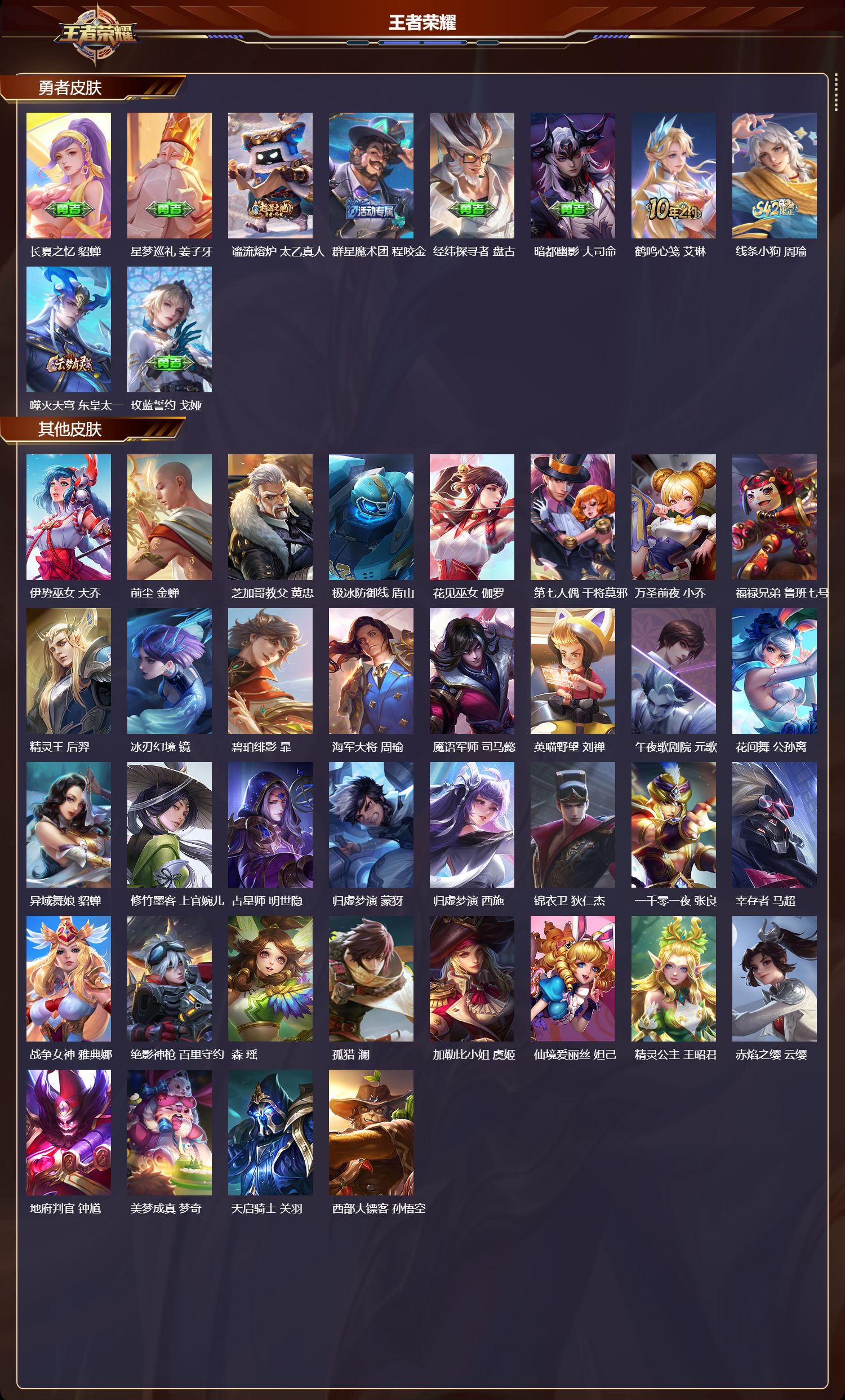 WZMK4296716王者荣耀账号详情图4