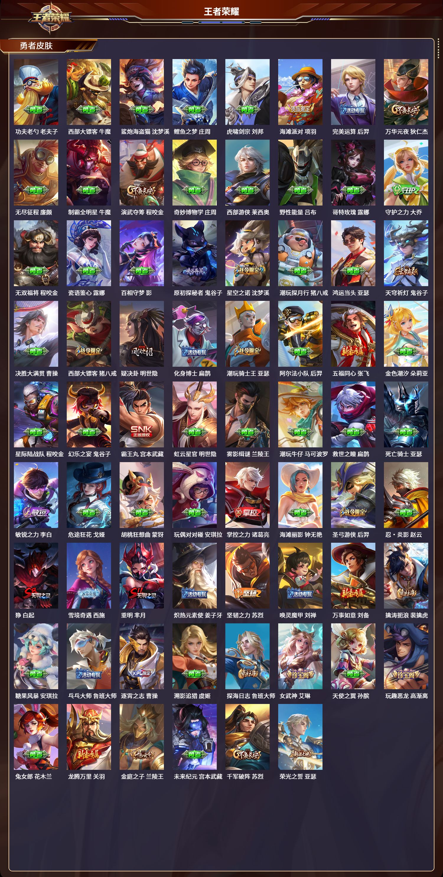 WZLX4299212王者荣耀账号详情图5