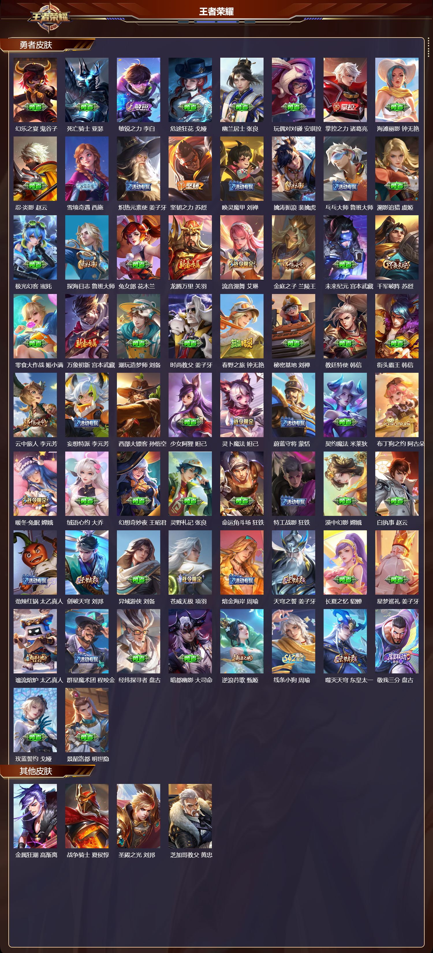 WZMK4296814王者荣耀账号详情图3