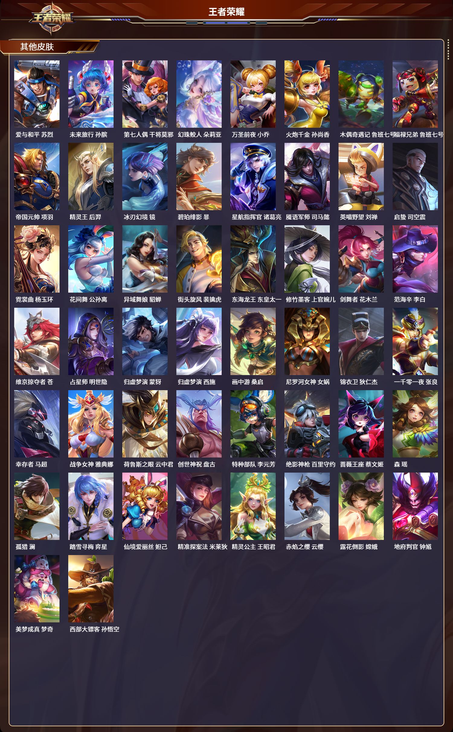 WZLX4299212王者荣耀账号详情图7