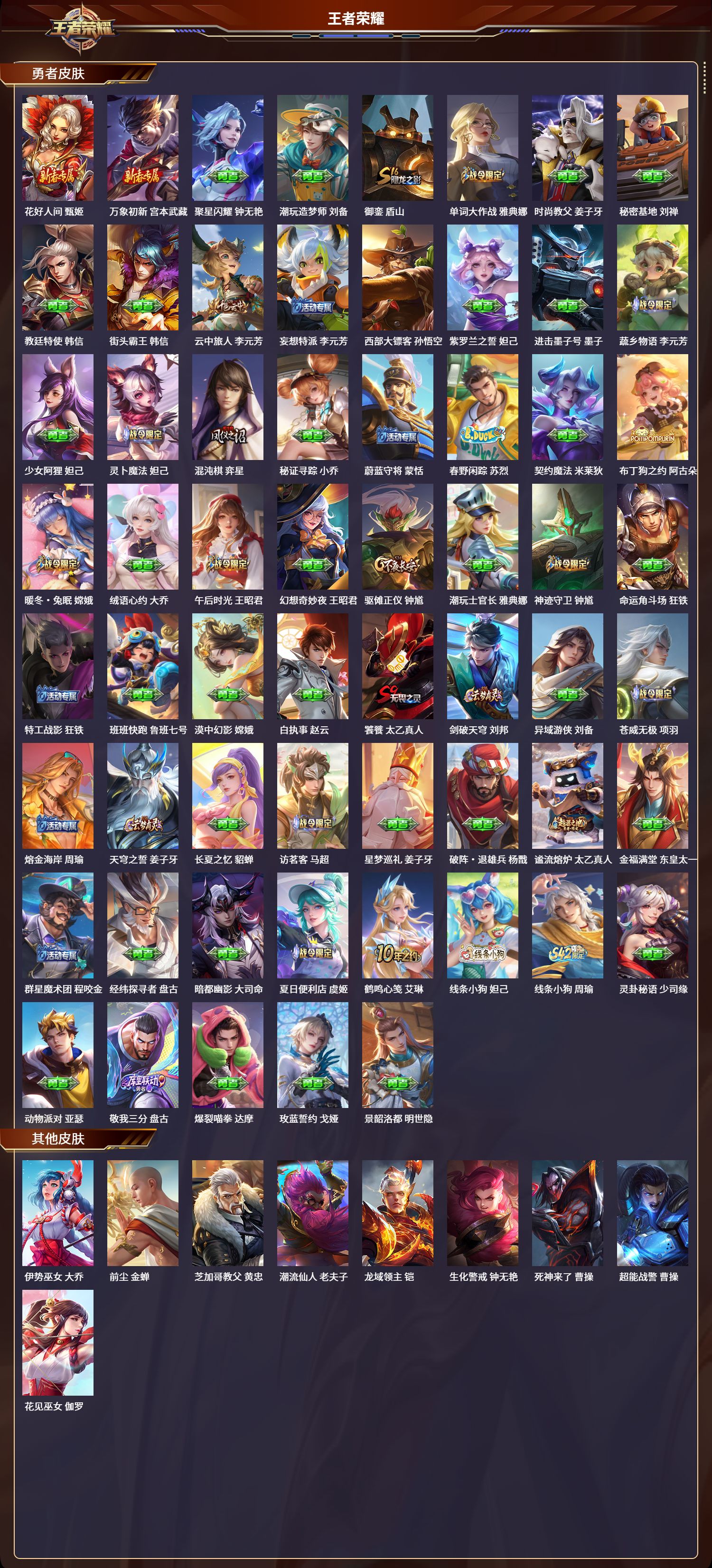 WZLX4299212王者荣耀账号详情图6