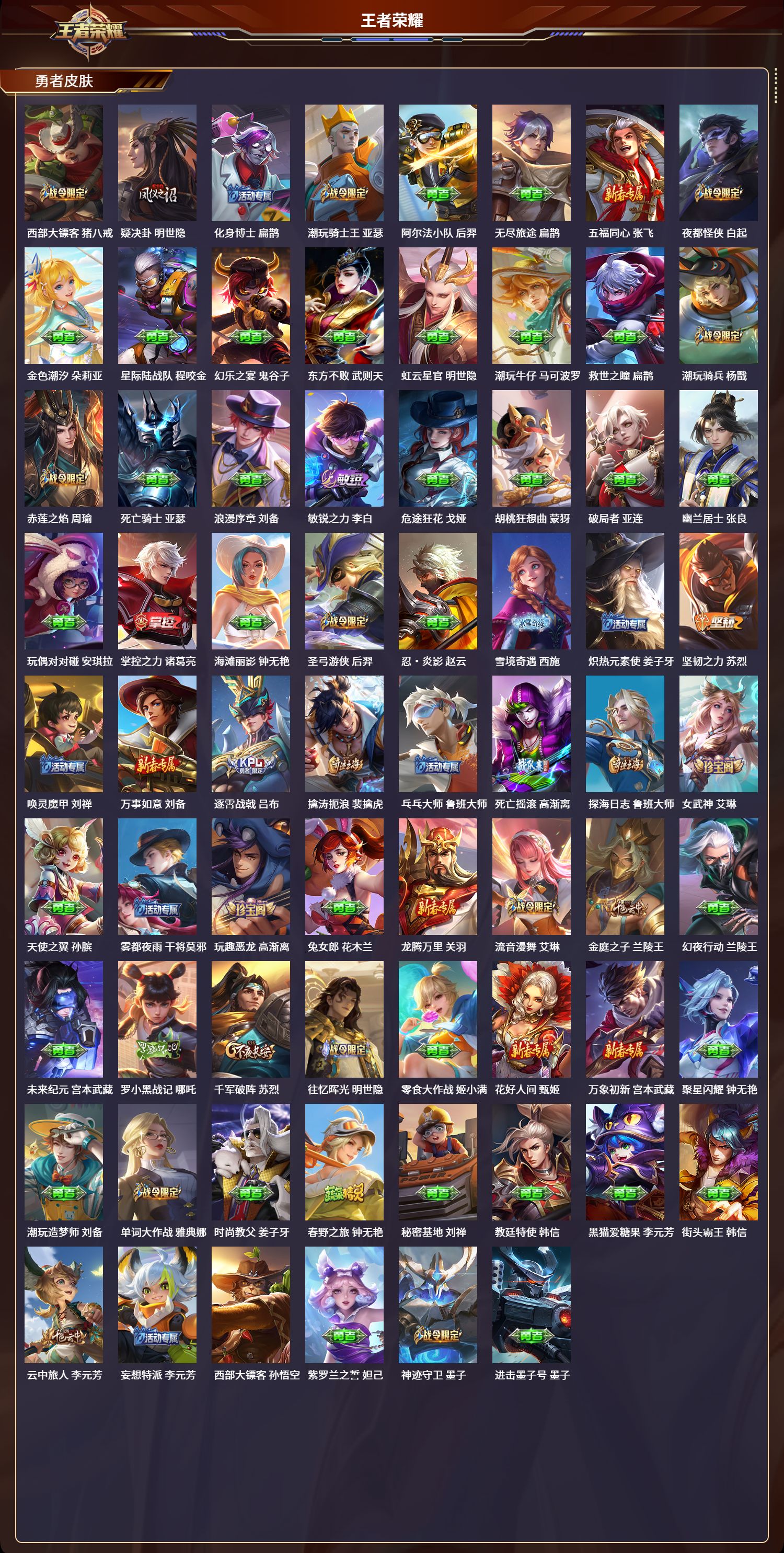 WZLX4298648王者荣耀账号详情图7 WZLX4298648王者荣耀账号详情图7