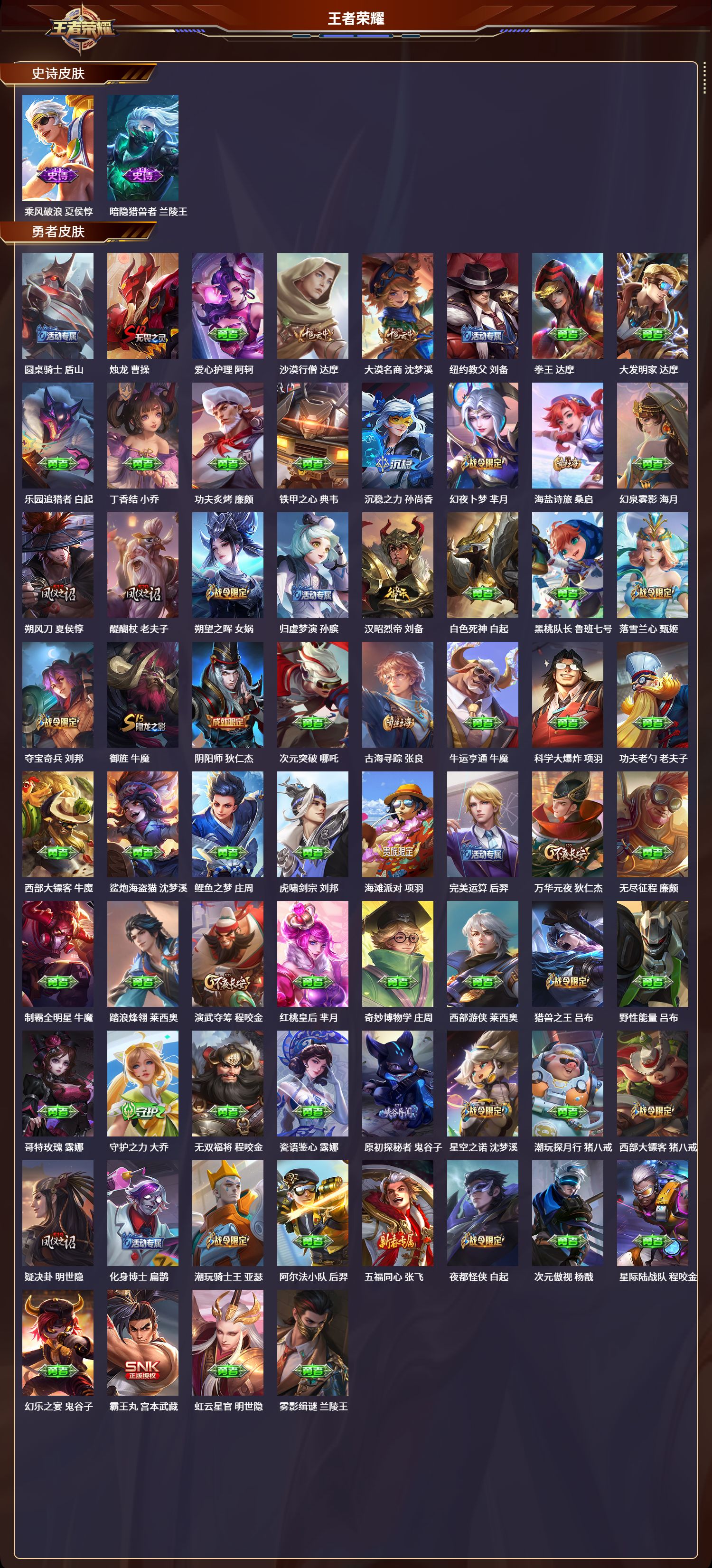 WZLX4299155王者荣耀账号详情图4