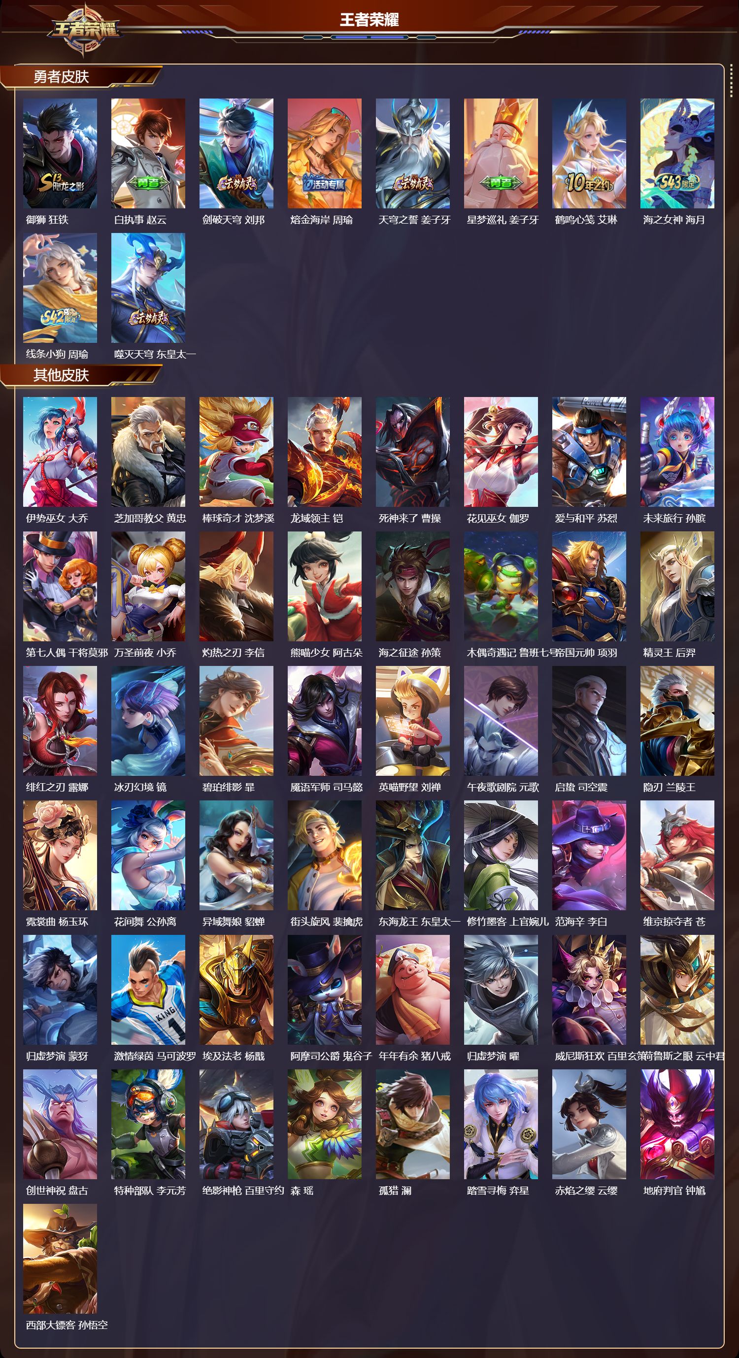 WZMK4296706王者荣耀账号详情图3