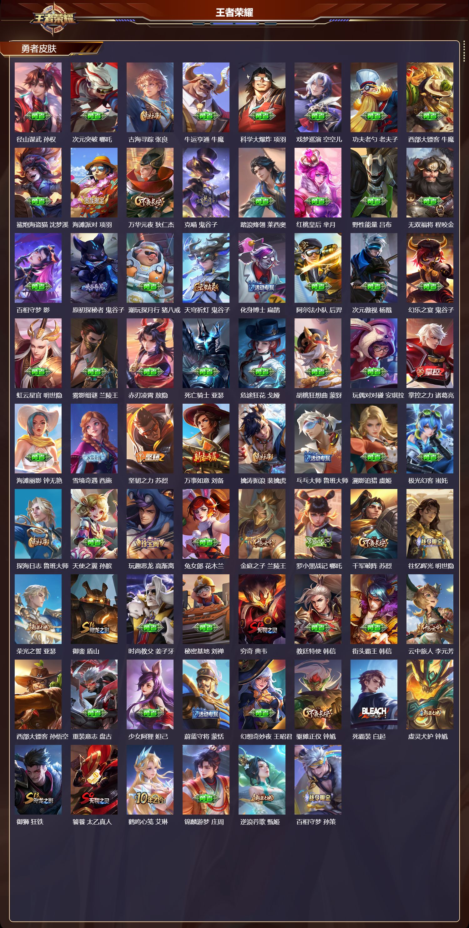 WZMK4295875王者荣耀账号详情图2