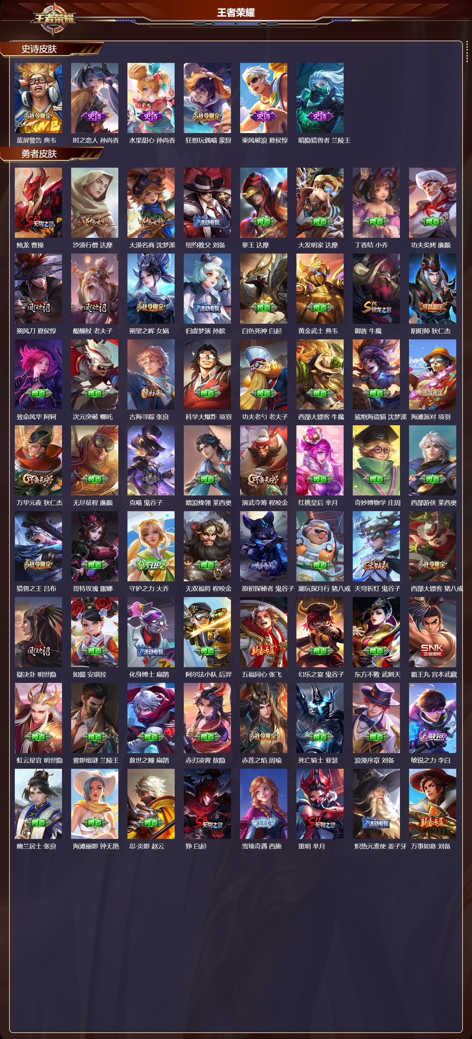 WZMK4295844王者荣耀账号详情图2 WZMK4295844王者荣耀账号详情图2