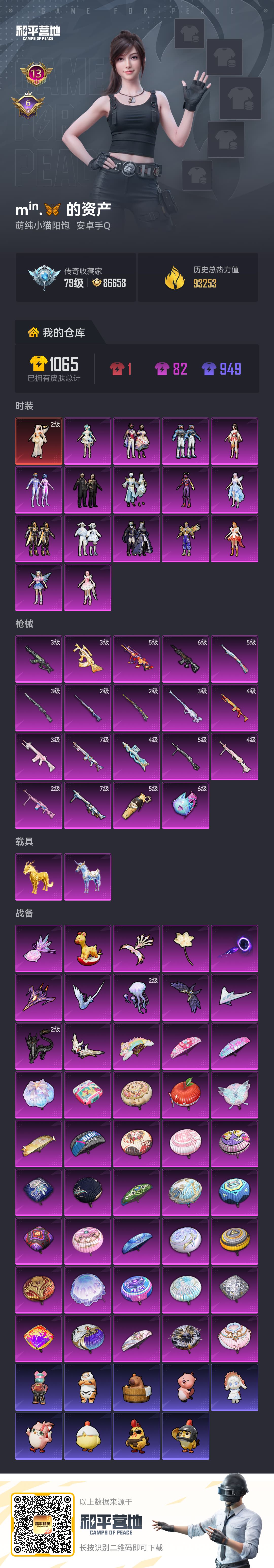 HPCMW4183398和平精英账号详情图1