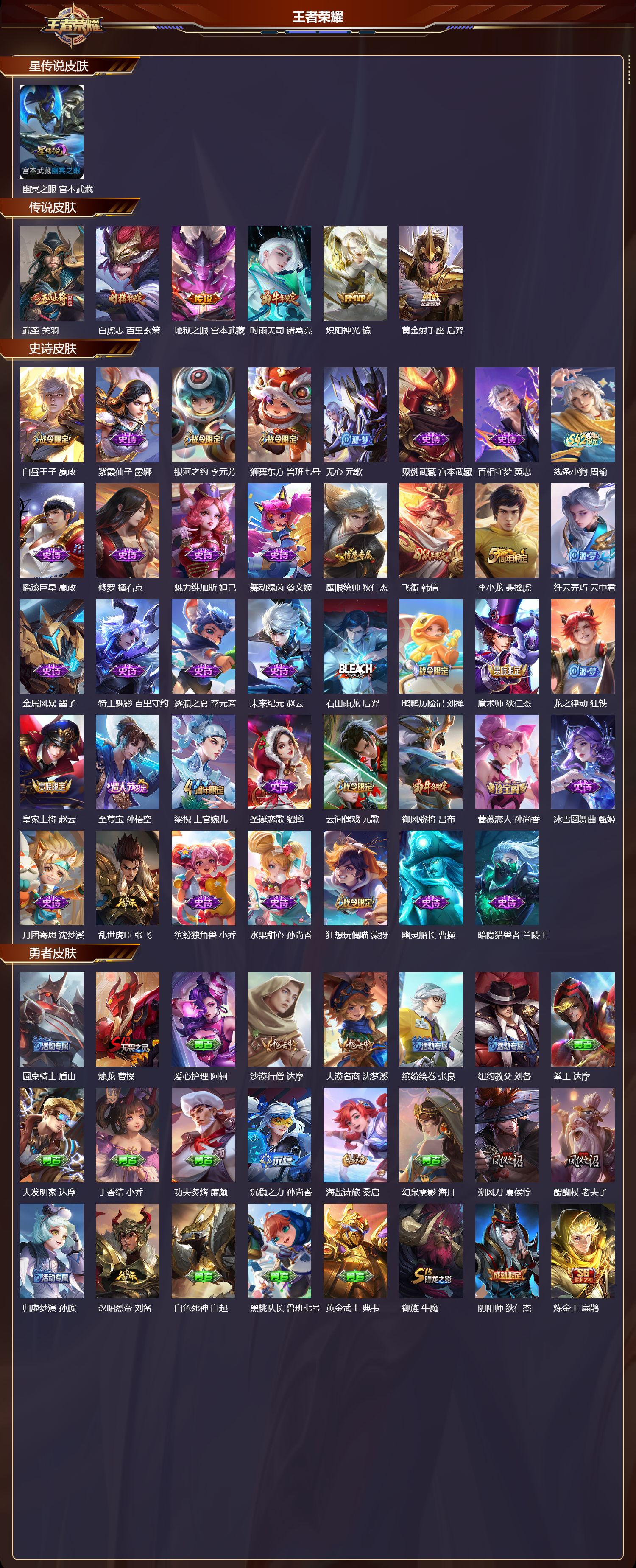 WZQM4304114王者荣耀账号详情图2 WZQM4304114王者荣耀账号详情图2