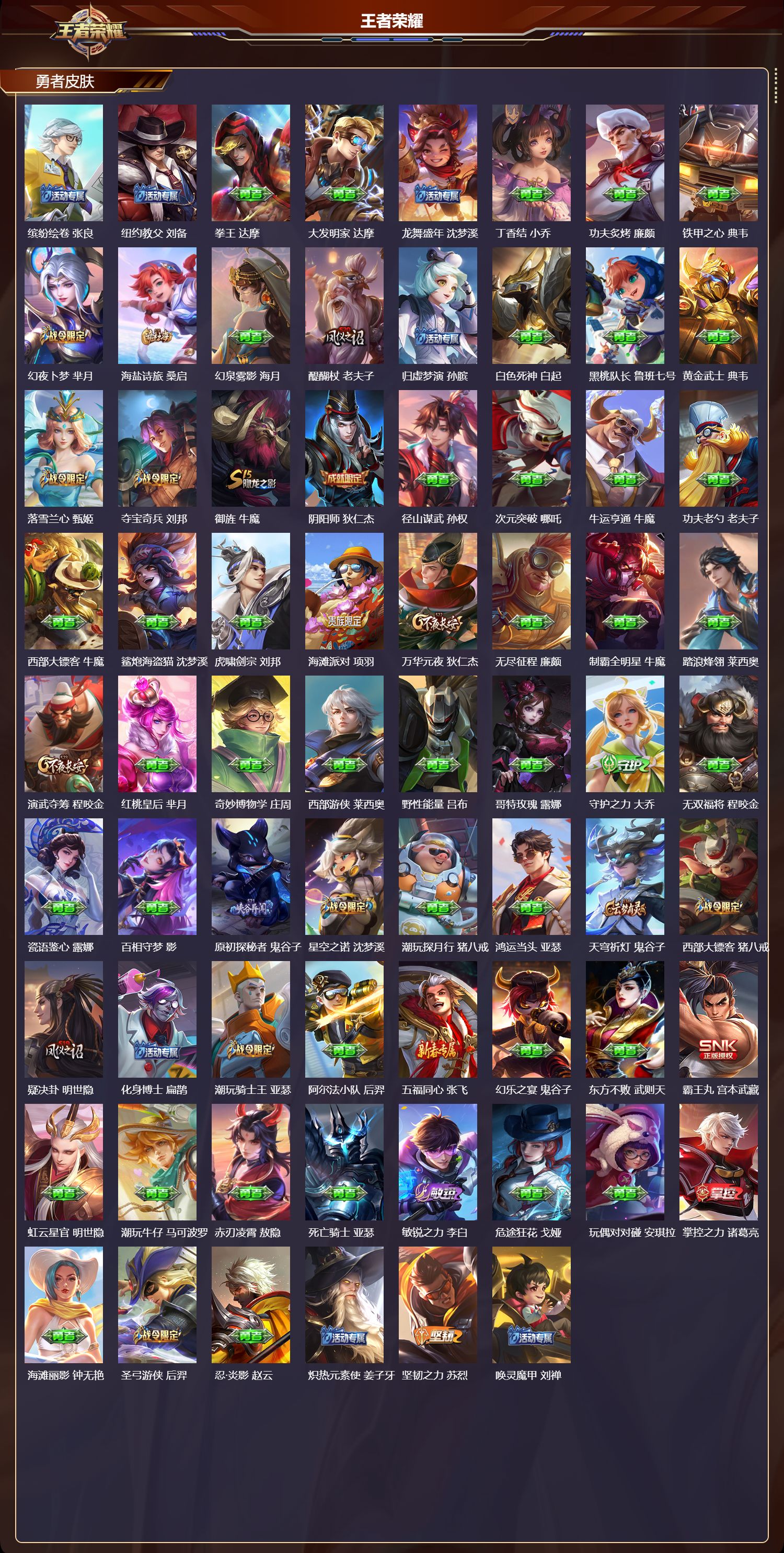 WZMK4302063王者荣耀账号详情图3 WZMK4302063王者荣耀账号详情图3