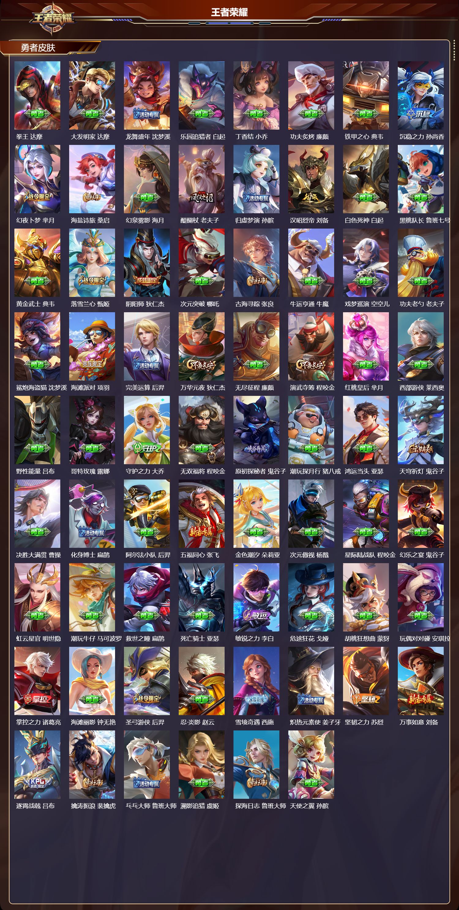 WZQM4304419王者荣耀账号详情图4