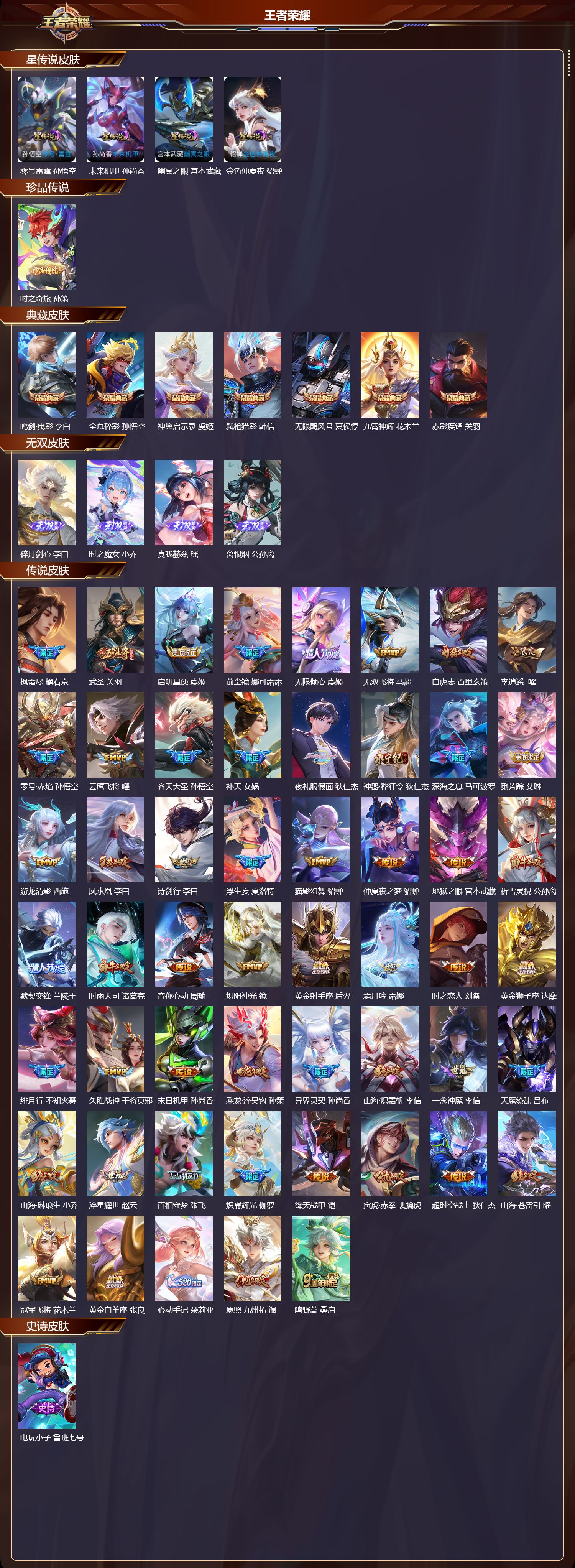 WZQM4303787王者荣耀账号详情图2