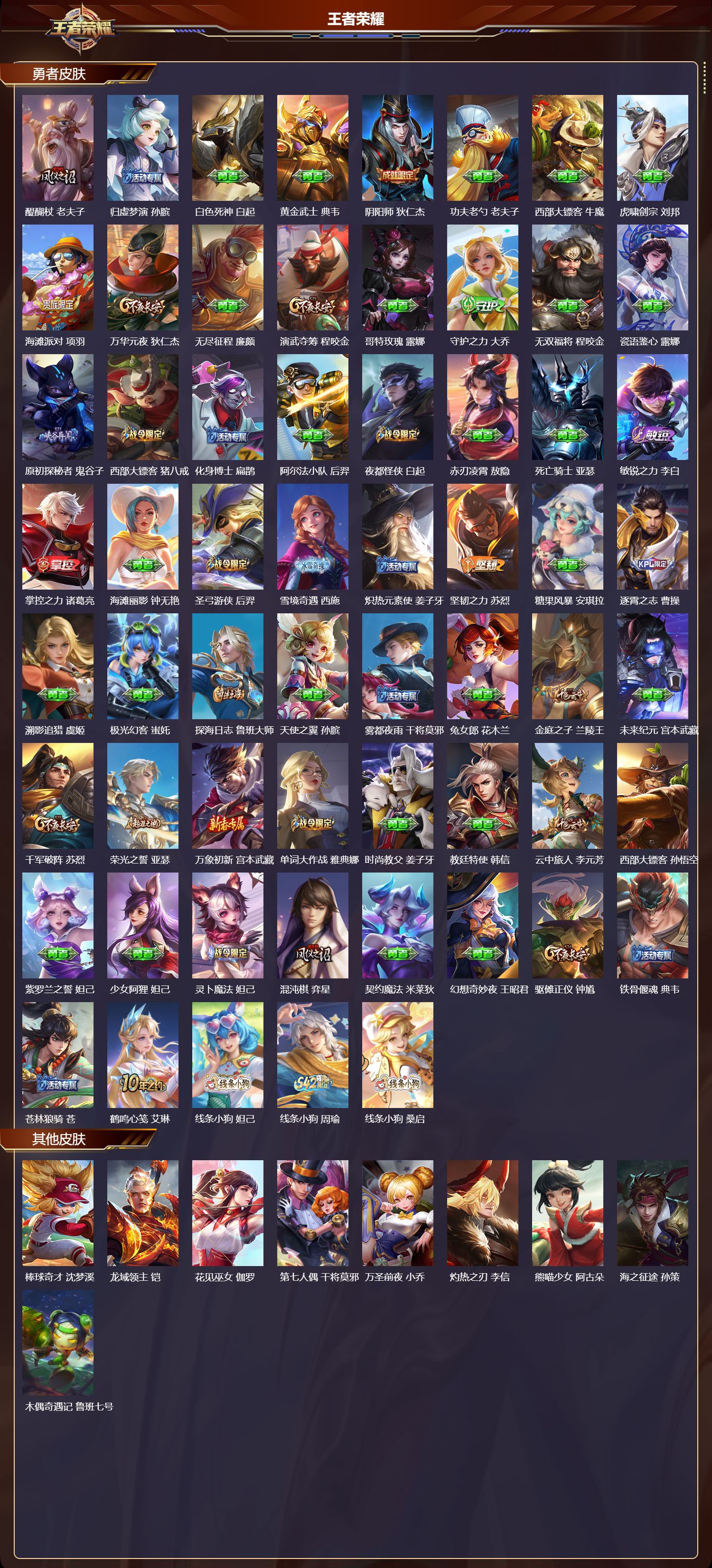 WZQM4304635王者荣耀账号详情图3