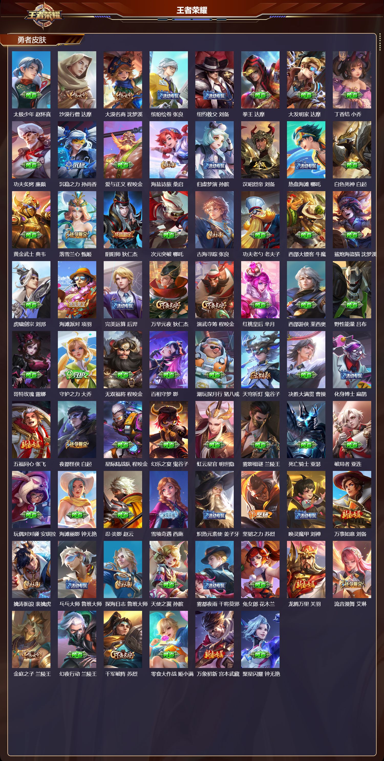 WZMK4302681王者荣耀账号详情图2