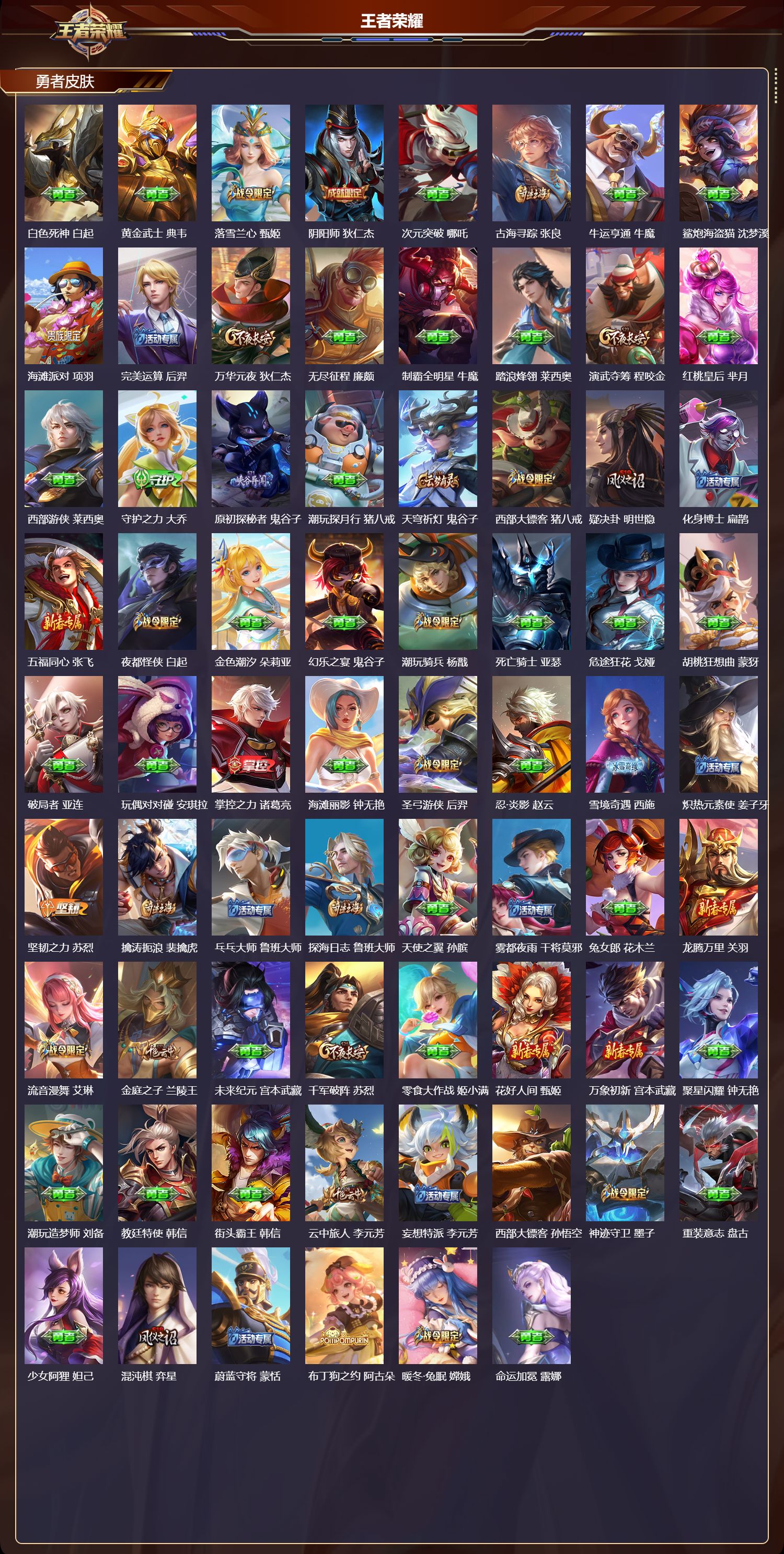 WZQM4303875王者荣耀账号详情图4