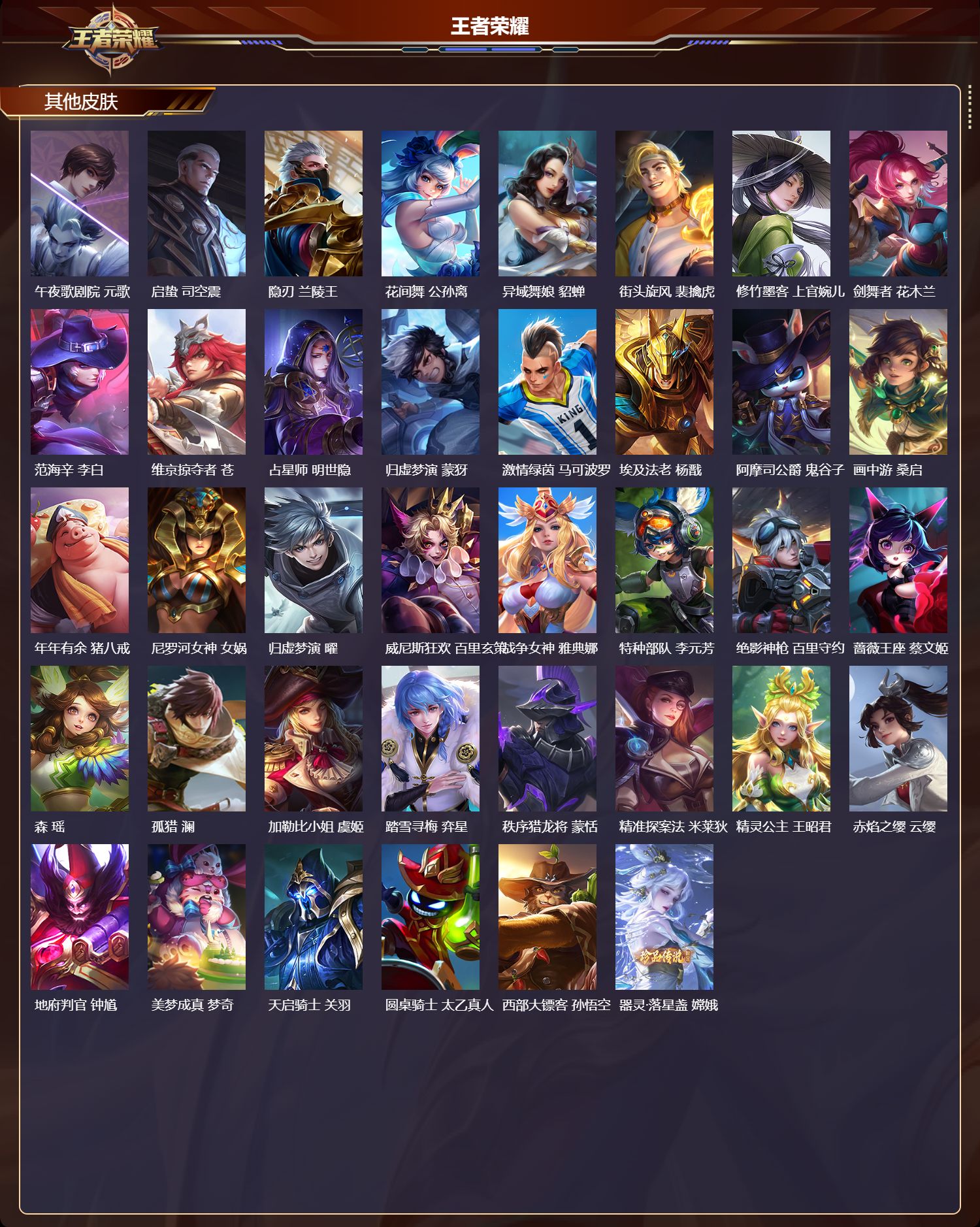 WZMK4302063王者荣耀账号详情图5 WZMK4302063王者荣耀账号详情图5