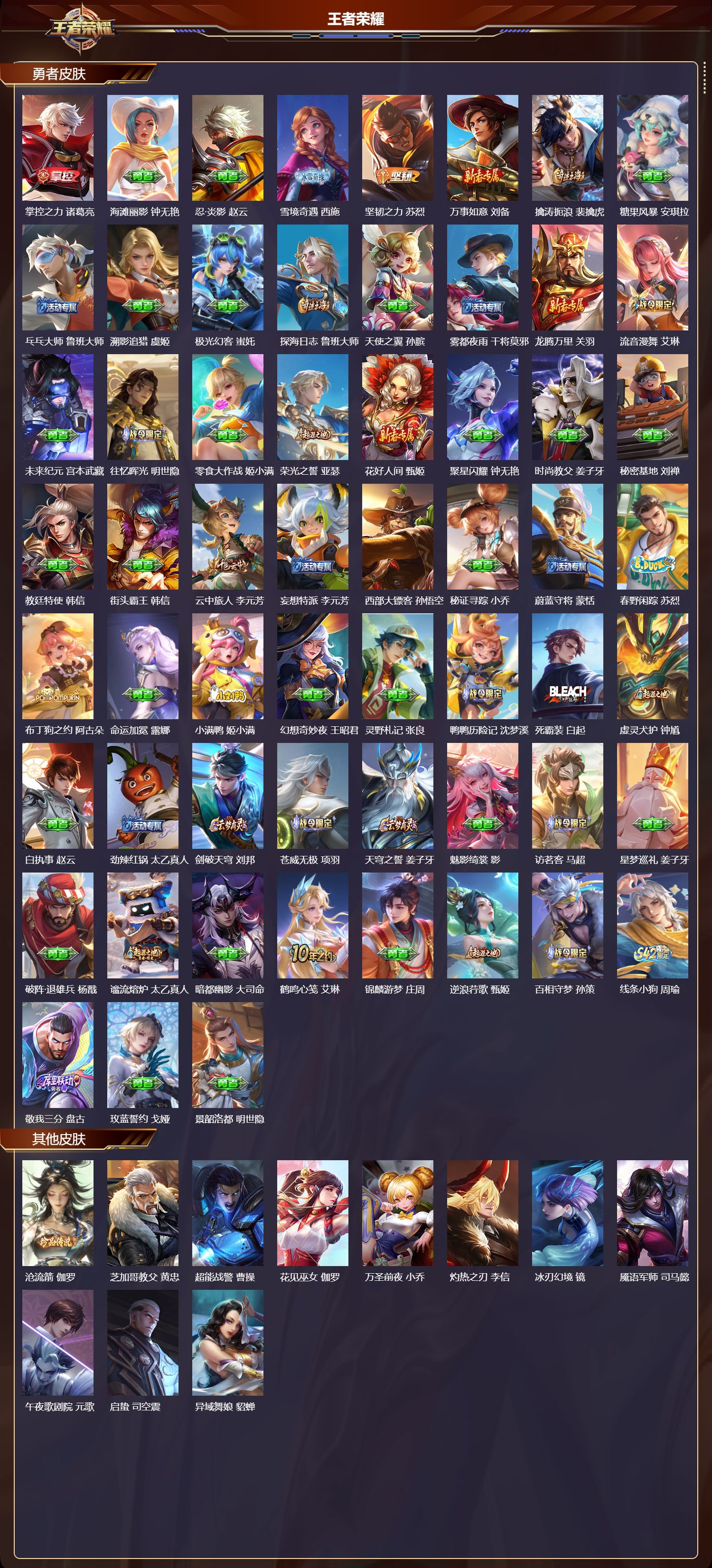 WZQM4302144王者荣耀账号详情图4