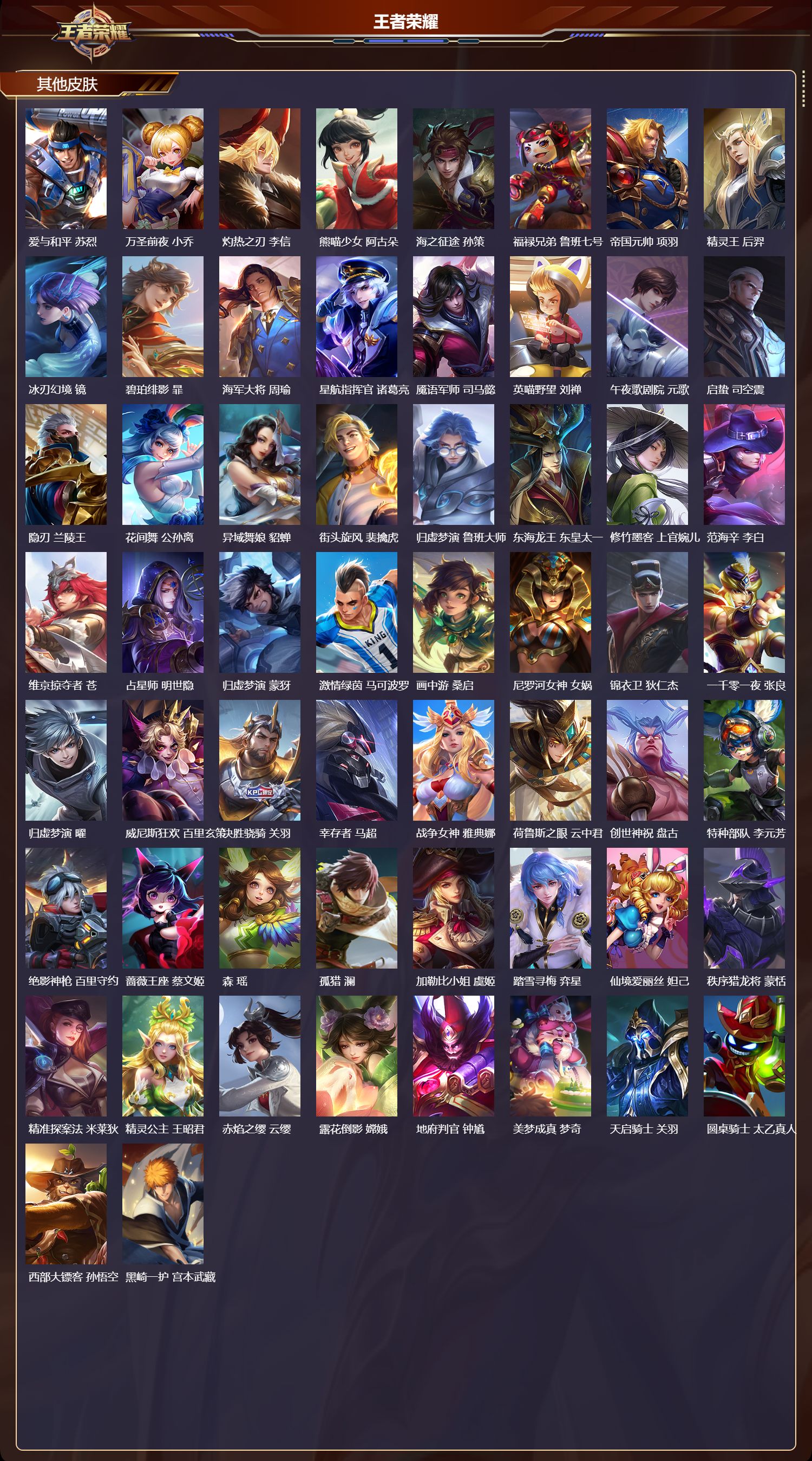 WZMK4302508王者荣耀账号详情图6