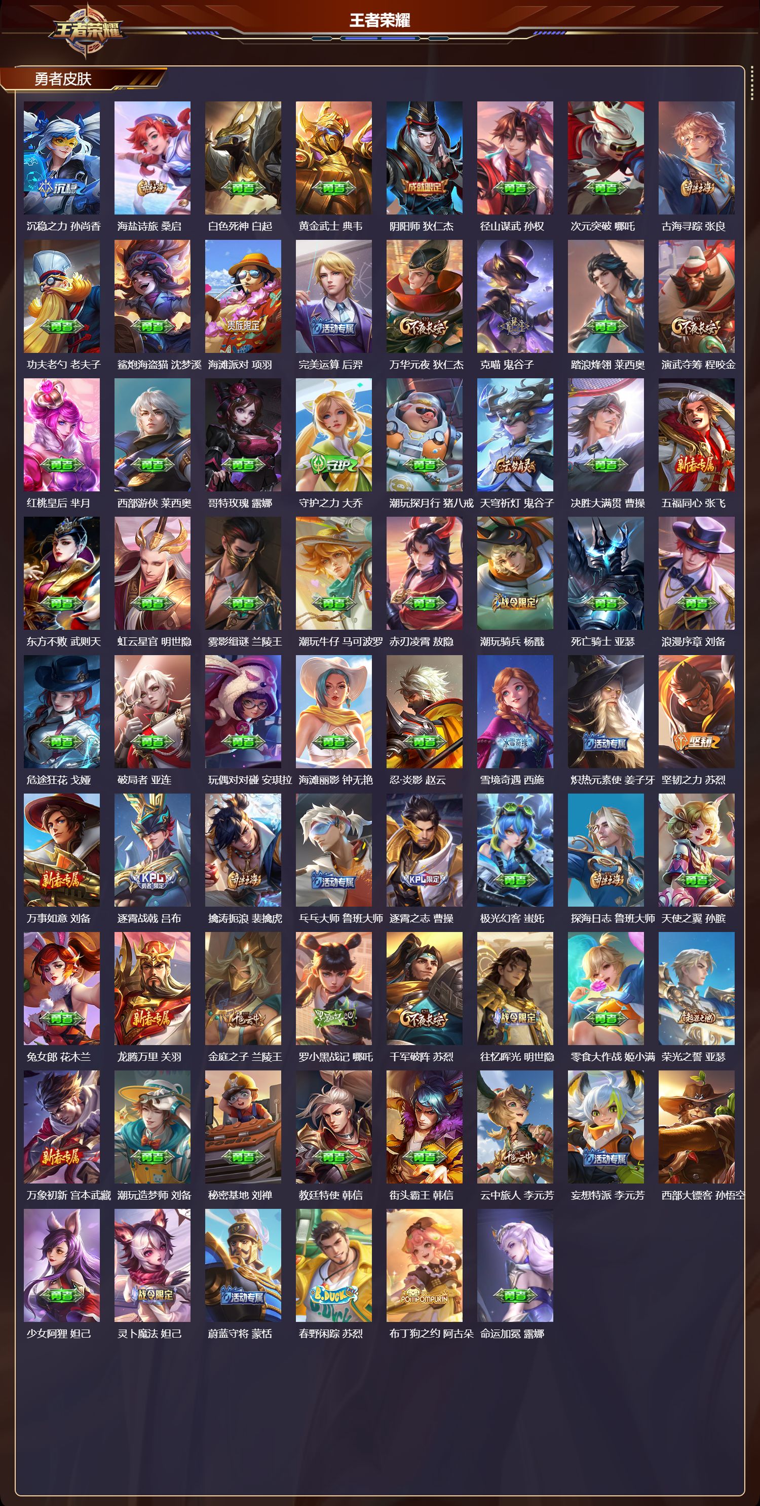 WZQM4304509王者荣耀账号详情图3