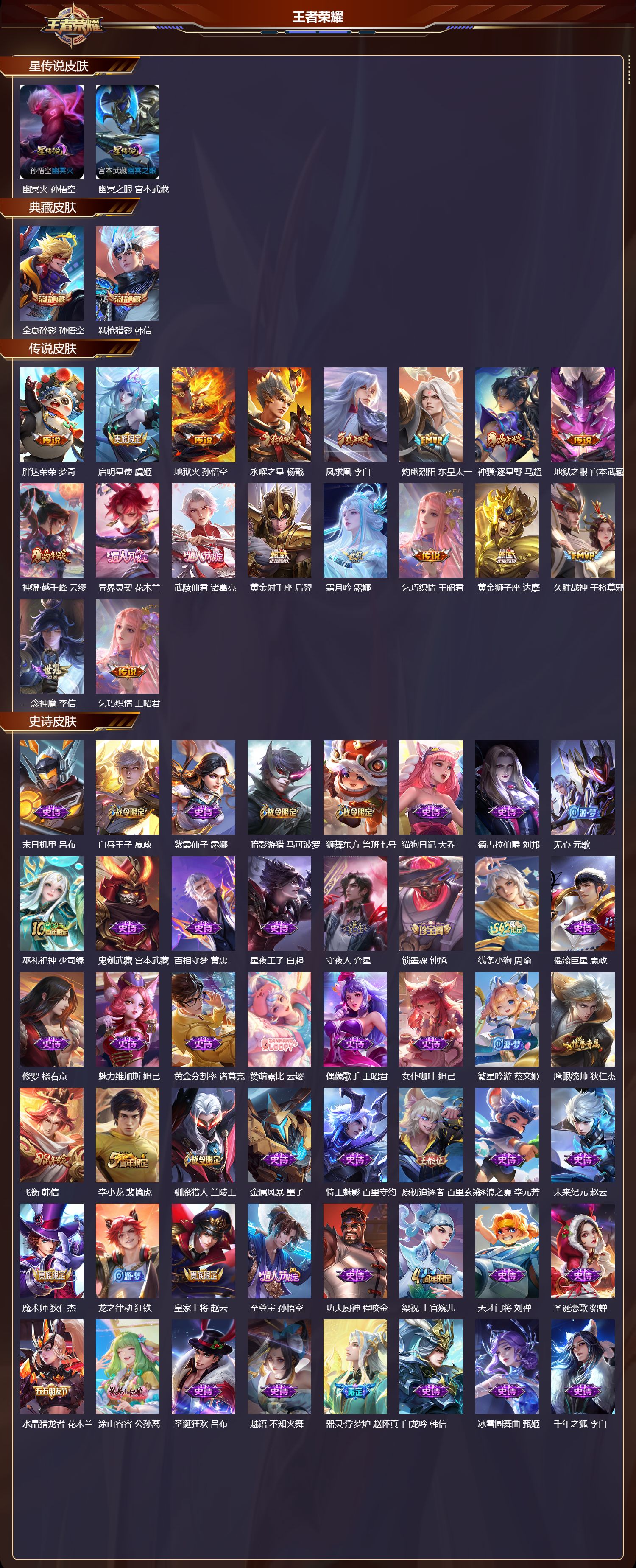 WZQM4303843王者荣耀账号详情图2