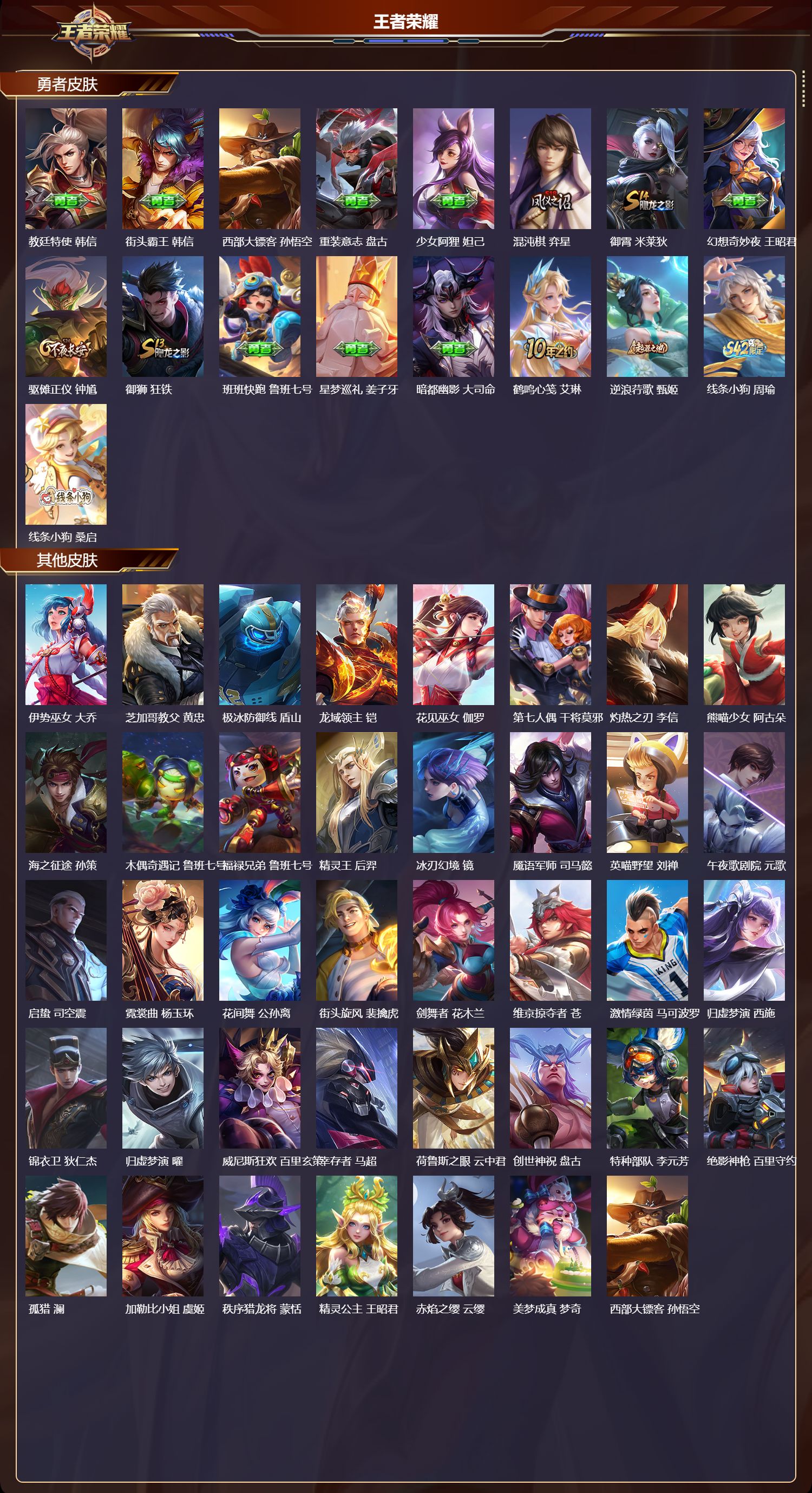 WZQM4303780王者荣耀账号详情图4