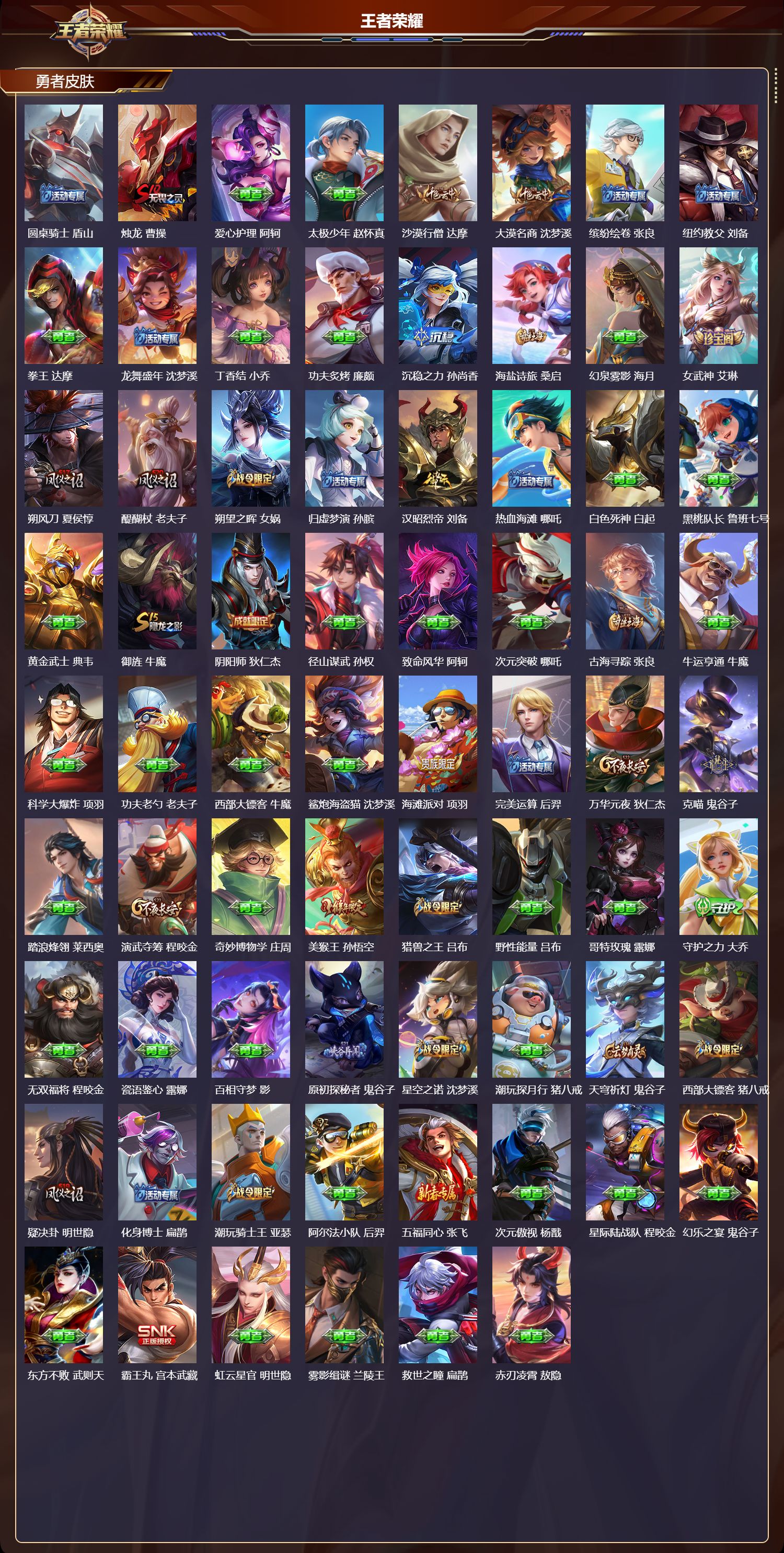 WZQM4303860王者荣耀账号详情图4