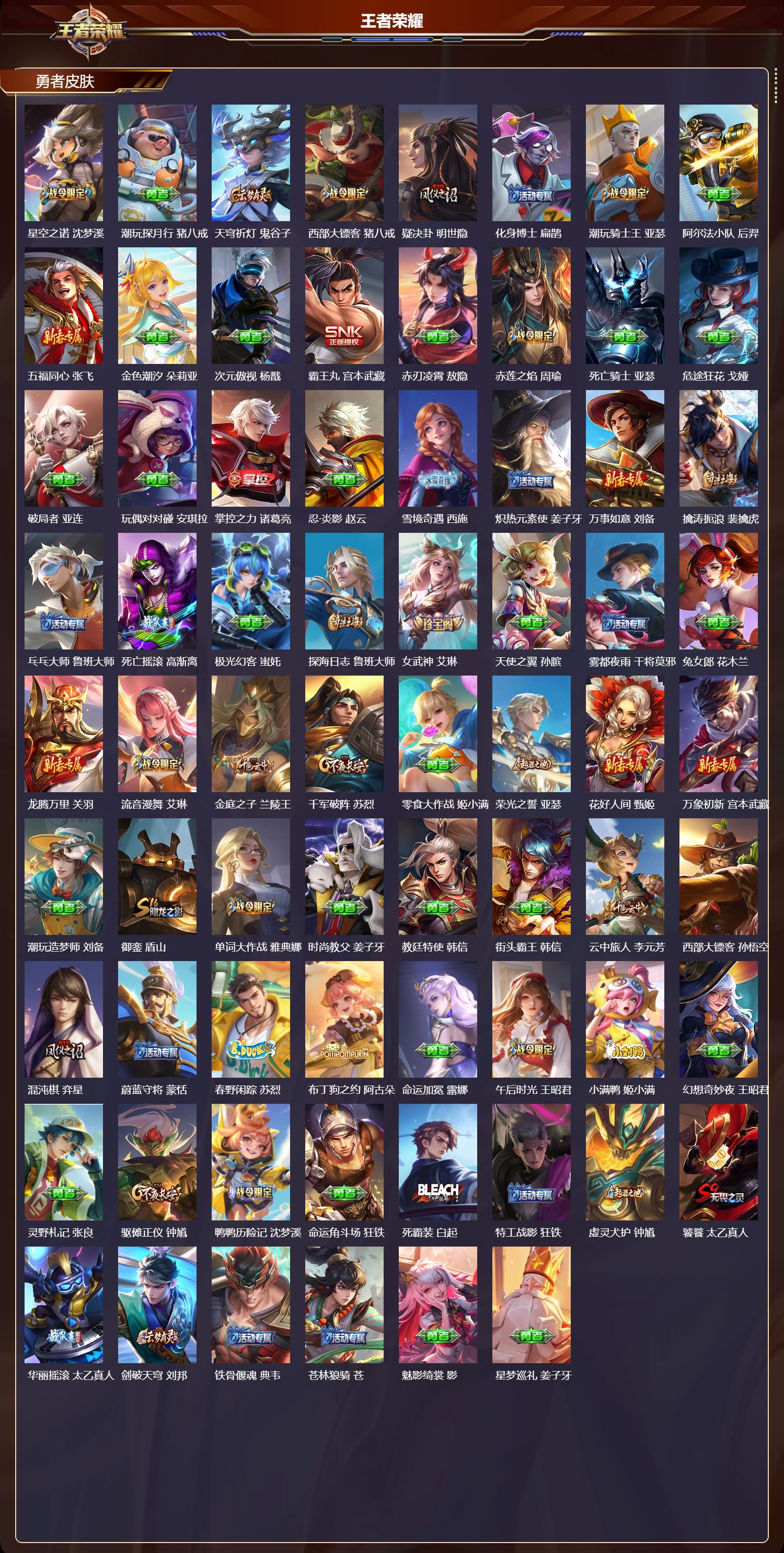 WZQM4303856王者荣耀账号详情图4