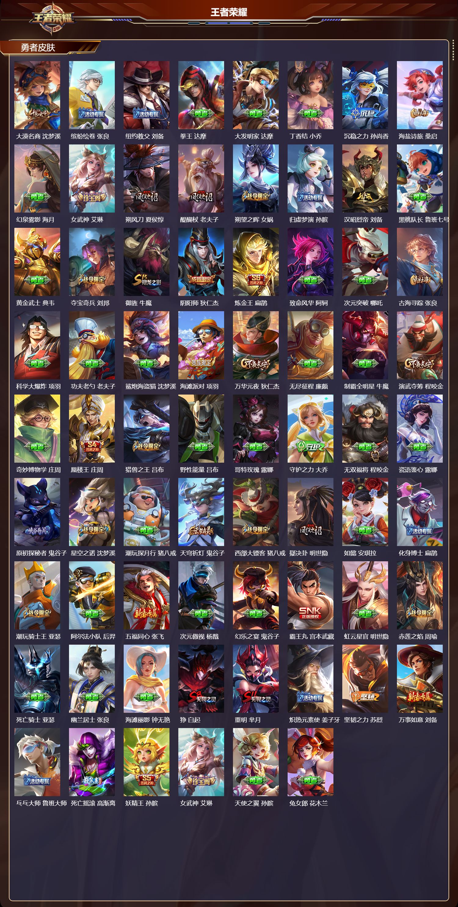 WZQM4304092王者荣耀账号详情图3