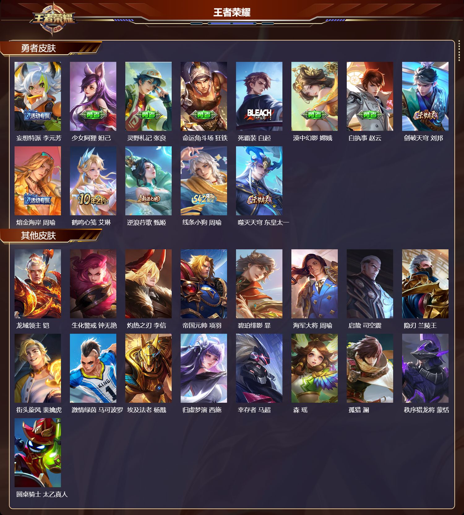 WZMK4302579王者荣耀账号详情图2