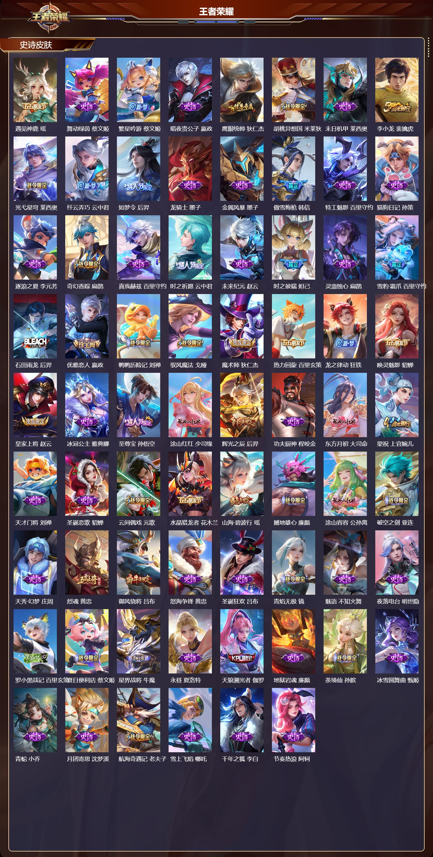 WZQM4304574王者荣耀账号详情图4