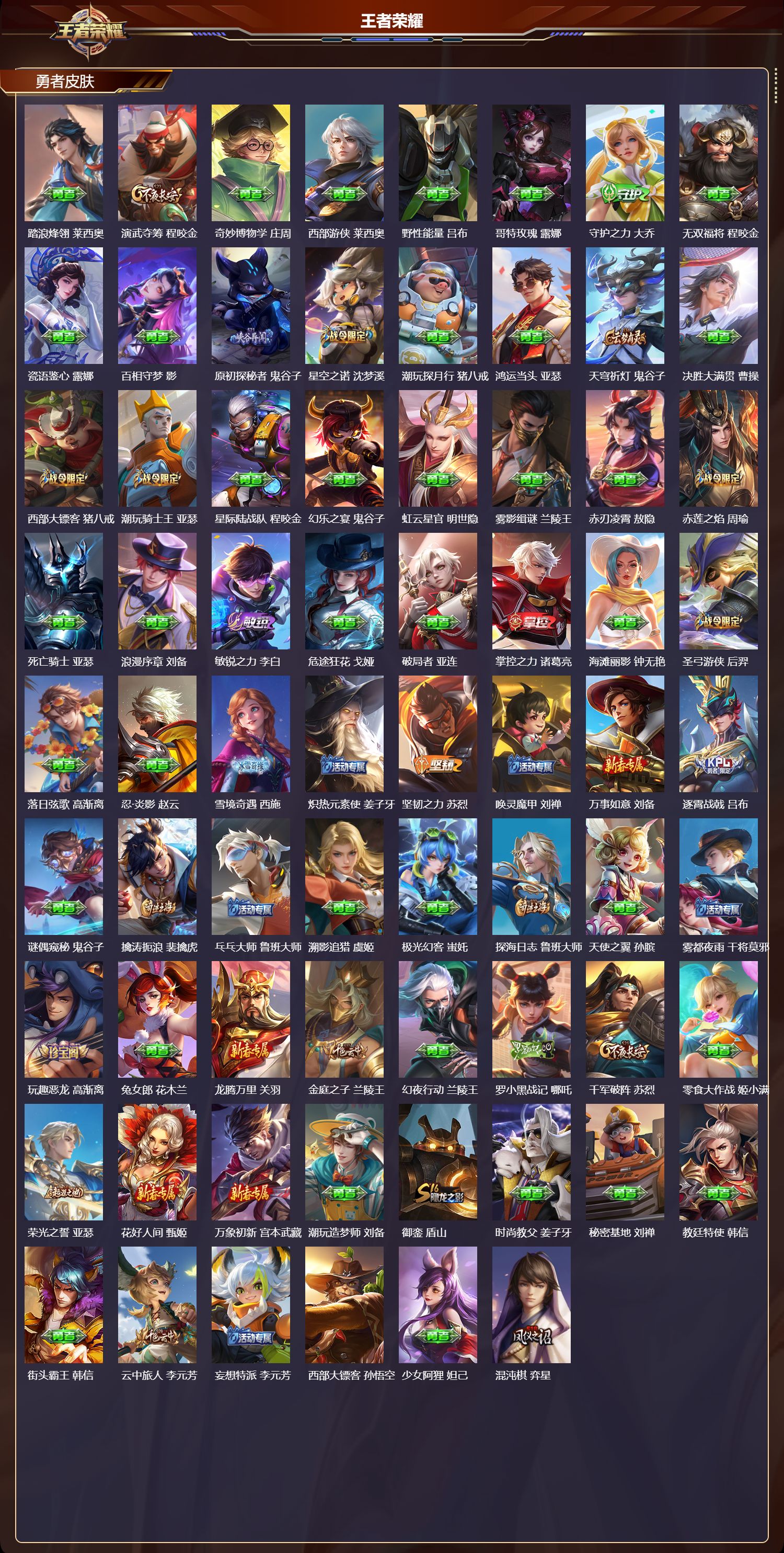 WZQM4303442王者荣耀账号详情图4